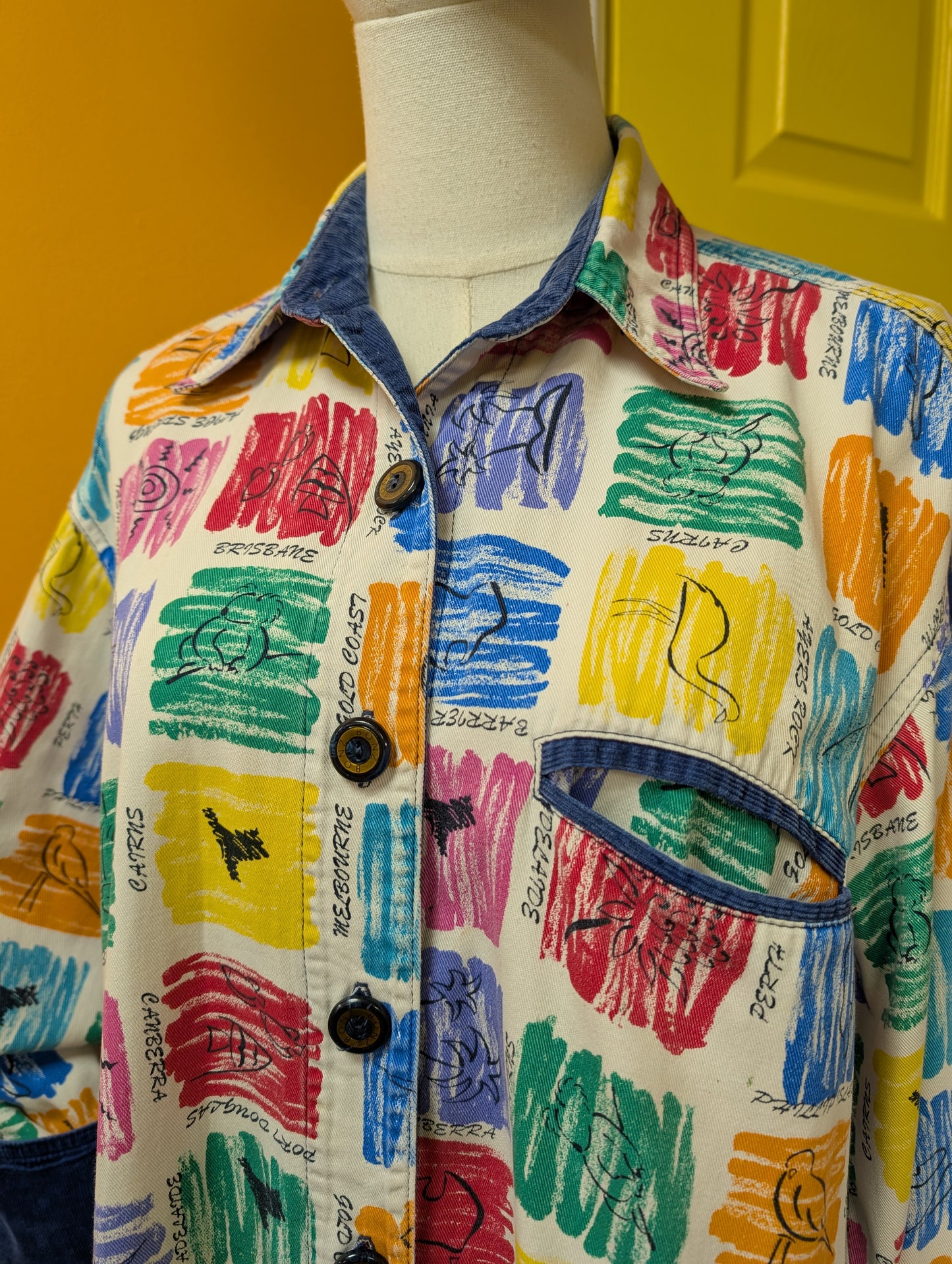 1990s Bonzo Australia cotton shirt