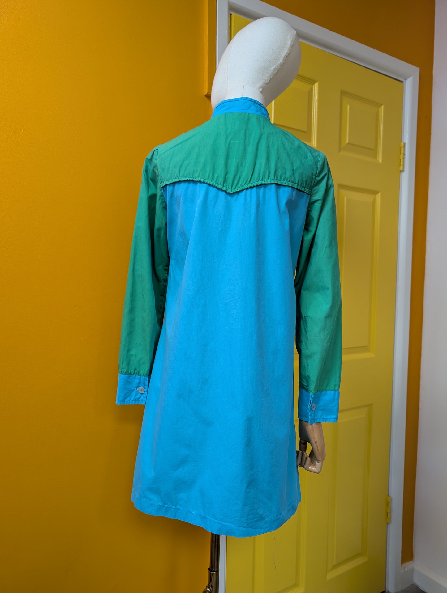 1960s Fenwick colour block mini dress - S/10