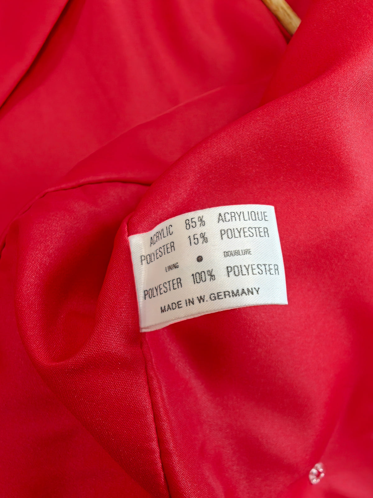 1980s St Michael red jacket - XS/S