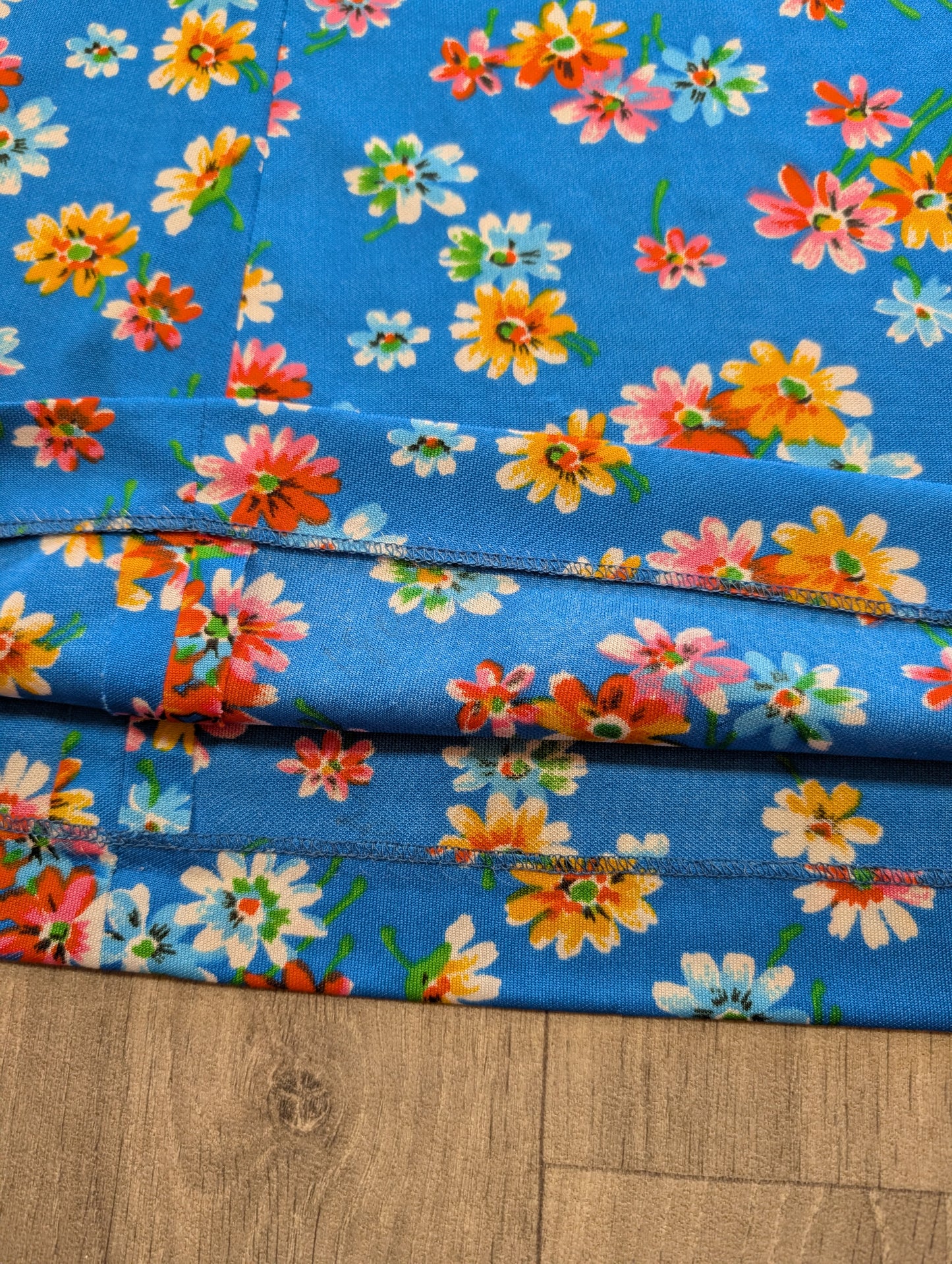 1970s floral maxi dress - S/8