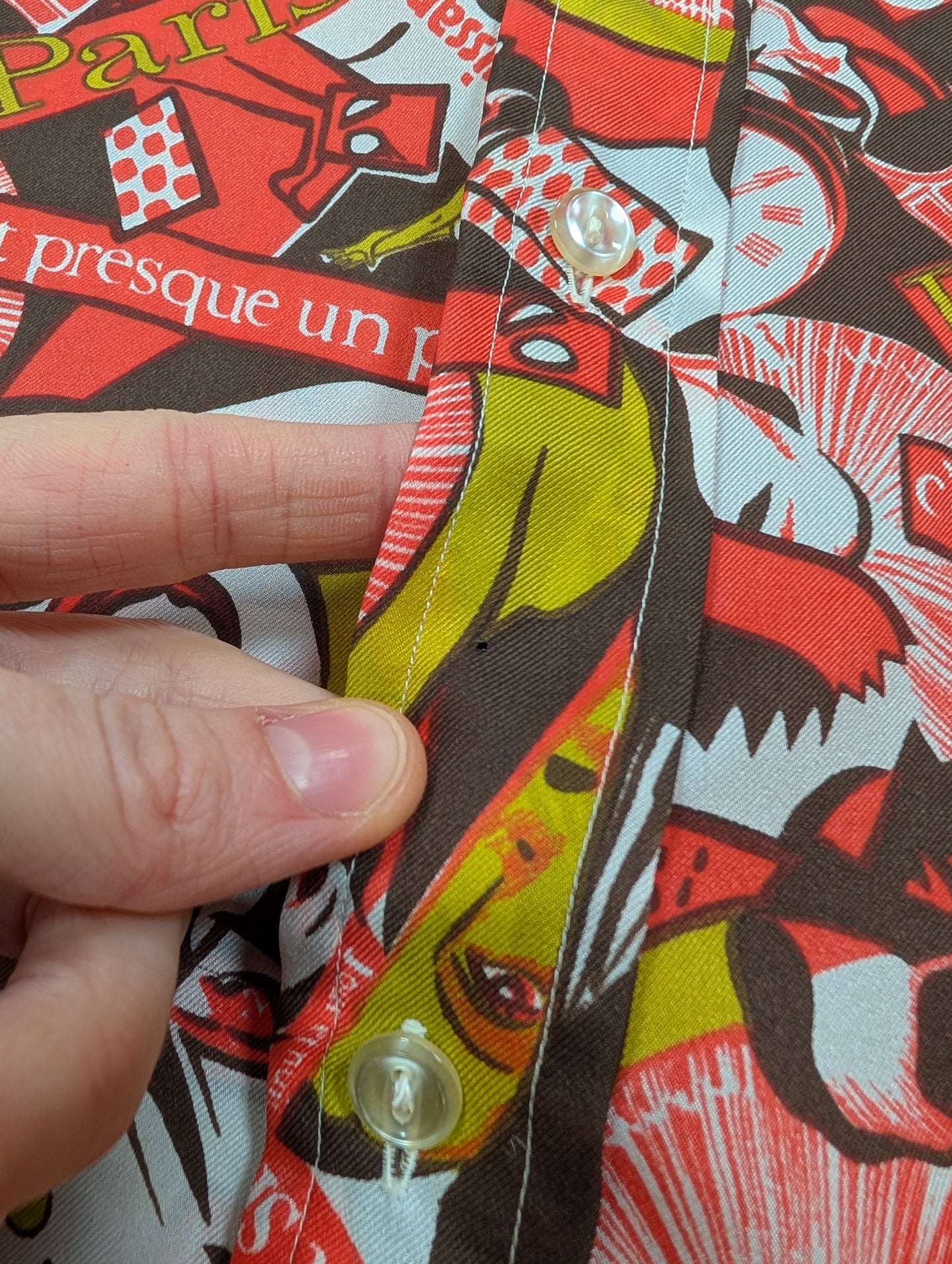 1970s Magit novelty print shirt