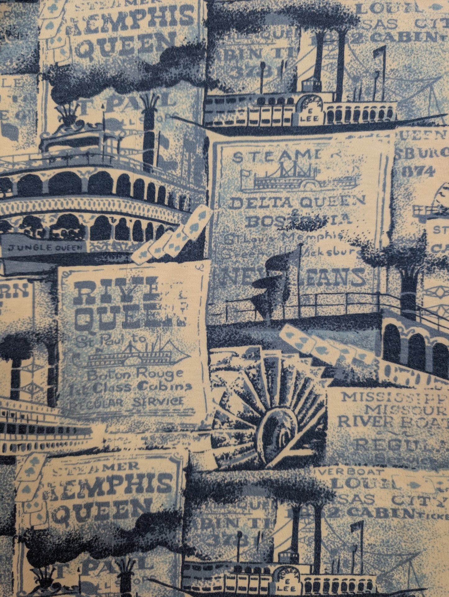 1970s St Michael novelty print cotton t-shirt
