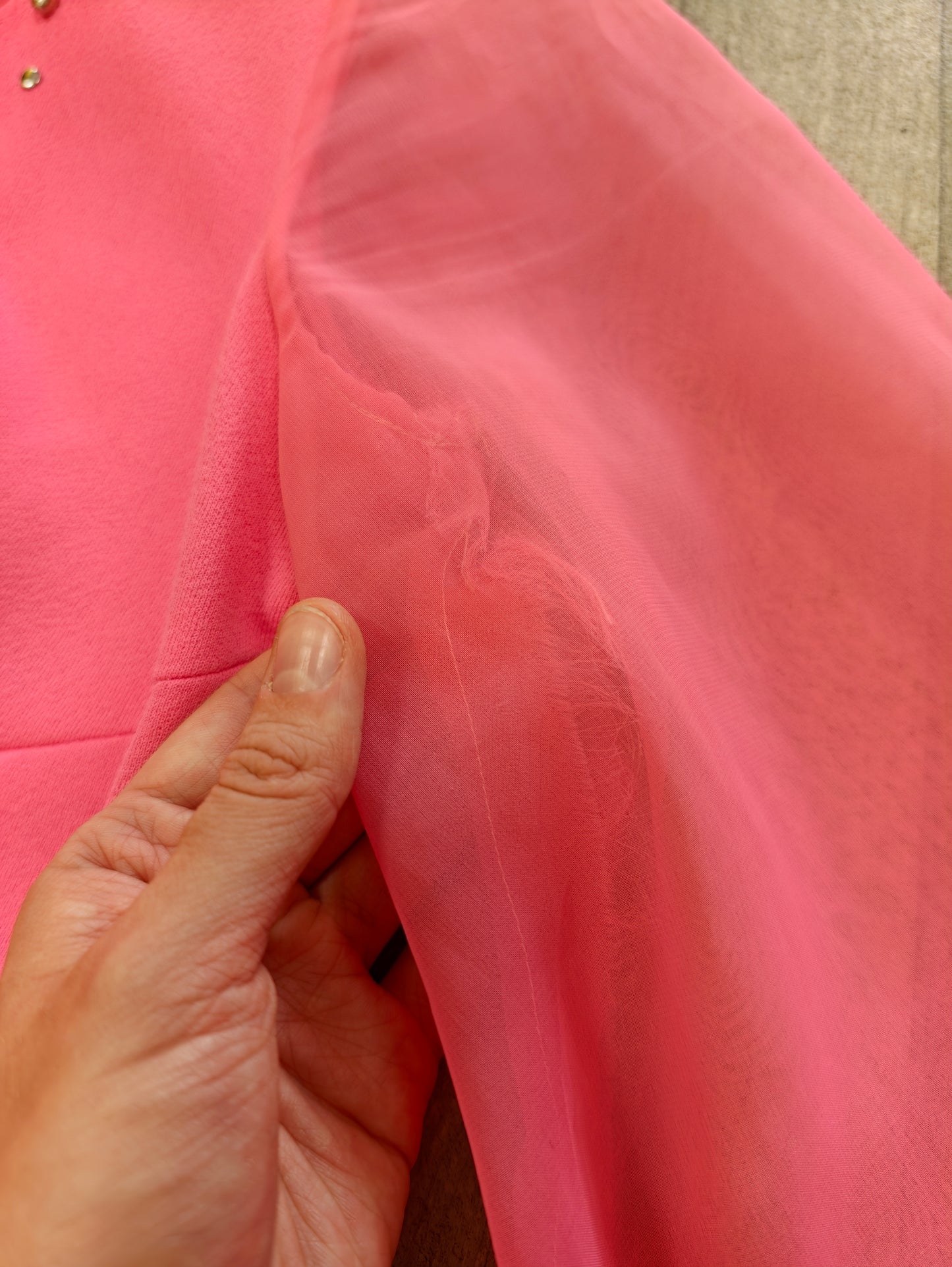 1970s pink dress - M/12/14