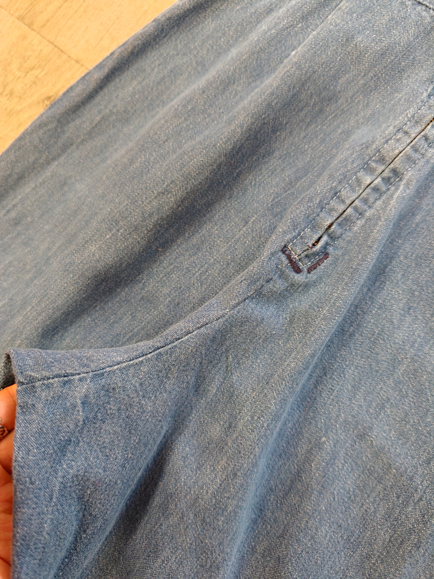 1970s Landlubber denim jumpsuit - XS/6