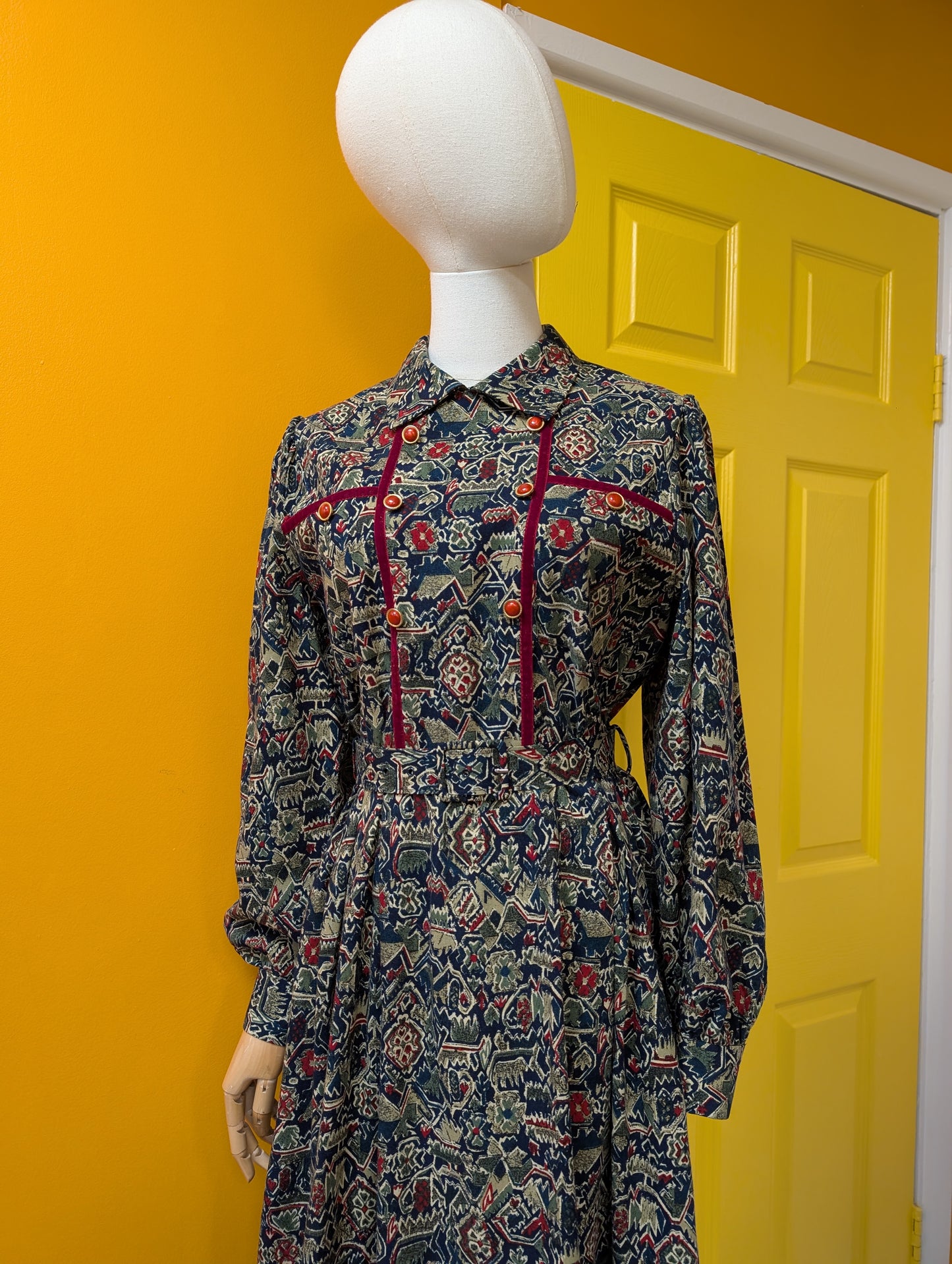 1980s Kerena dress & belt - 10/12/14