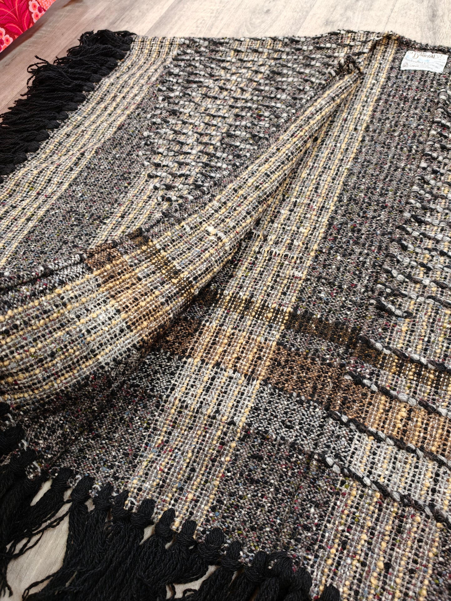 Studio Donegal handwoven wool cape/shawl/poncho