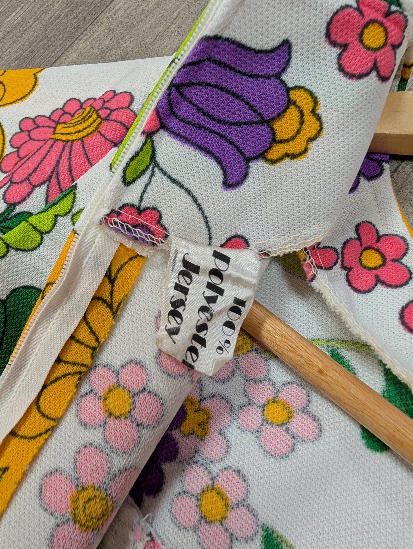1960s floral mini dress - XS/6