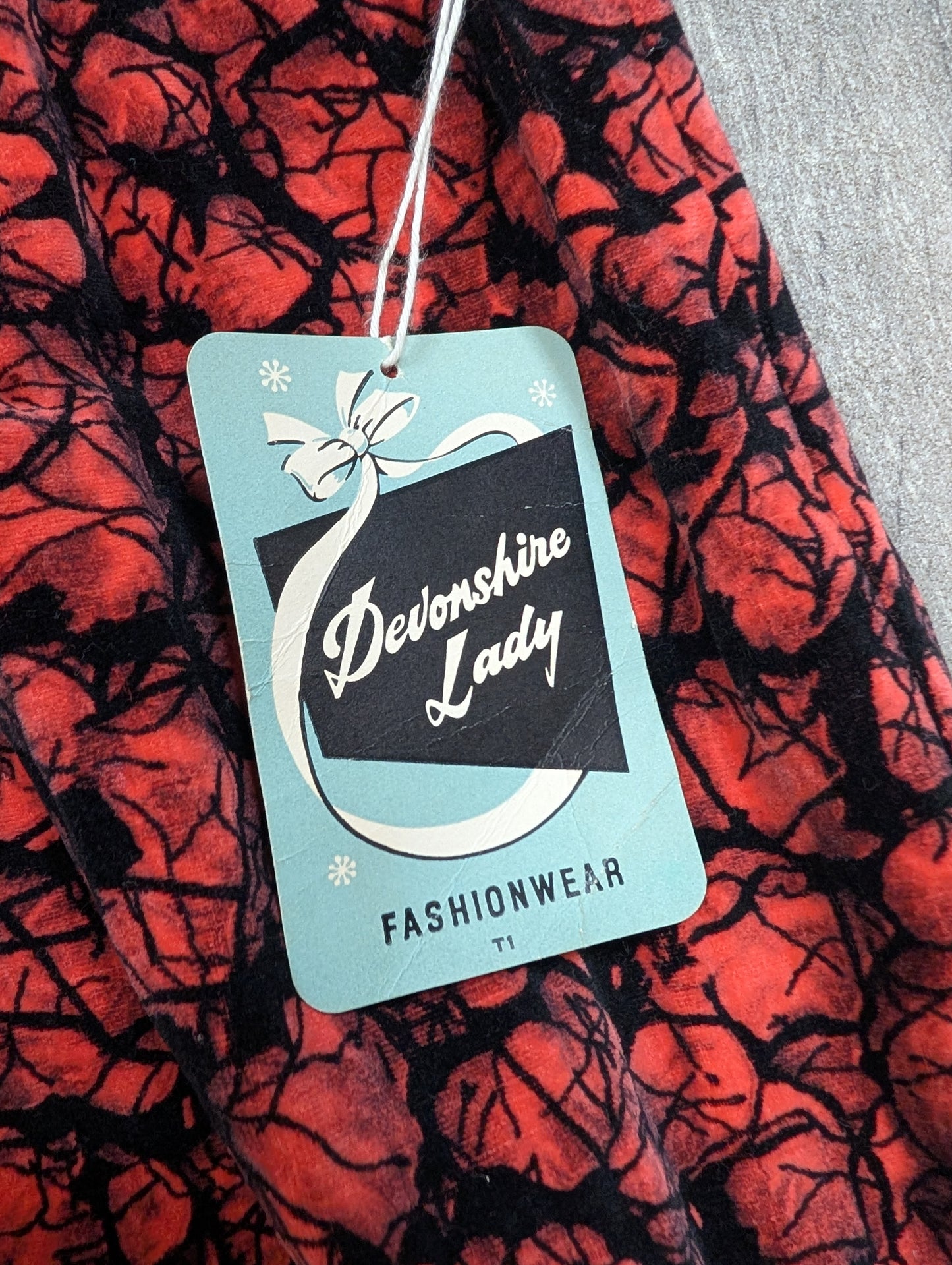 Deadstock 50s/60s Devonshire Lady dress - S/10