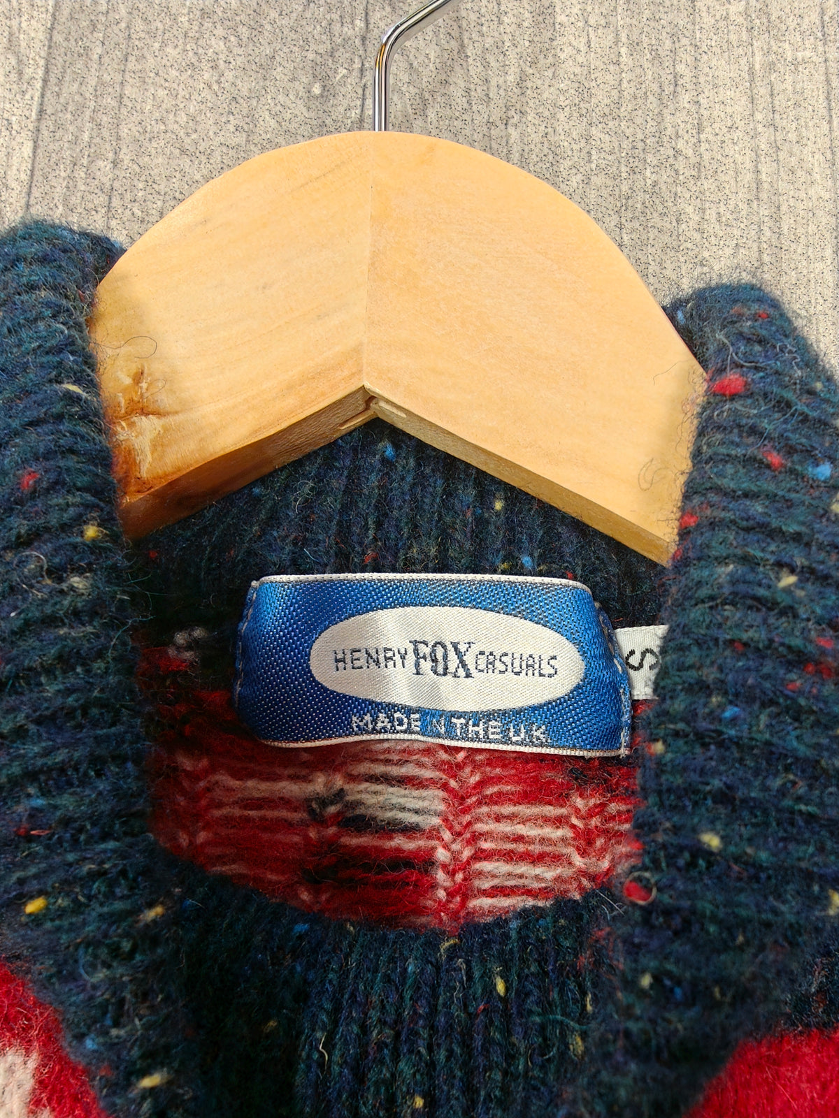 80s/90s Henry Fox Casuals wool jumper
