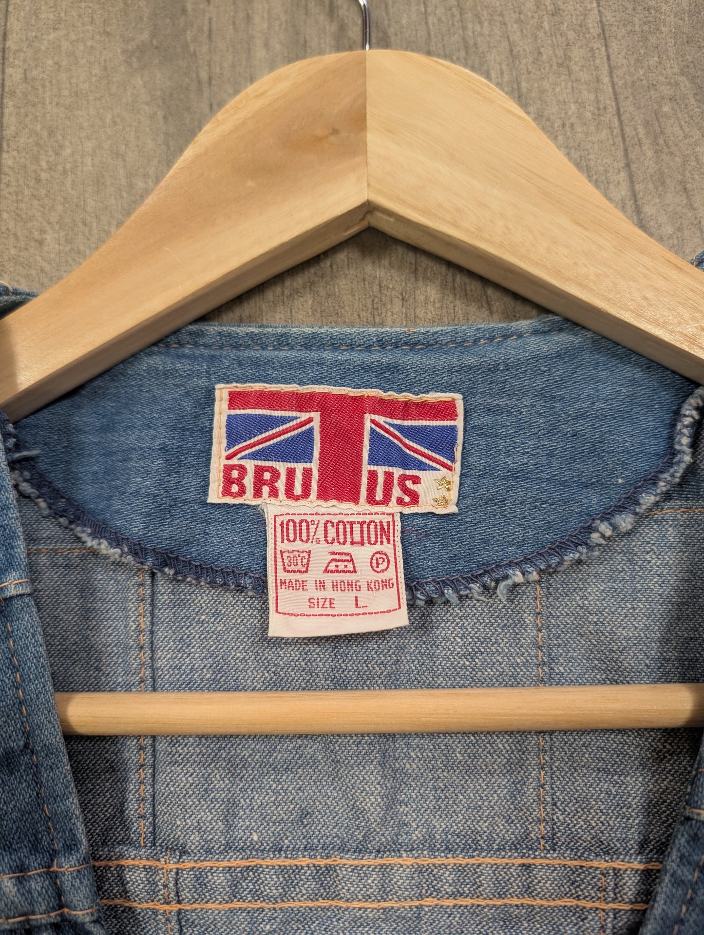 1970s Brutus denim waistcoat