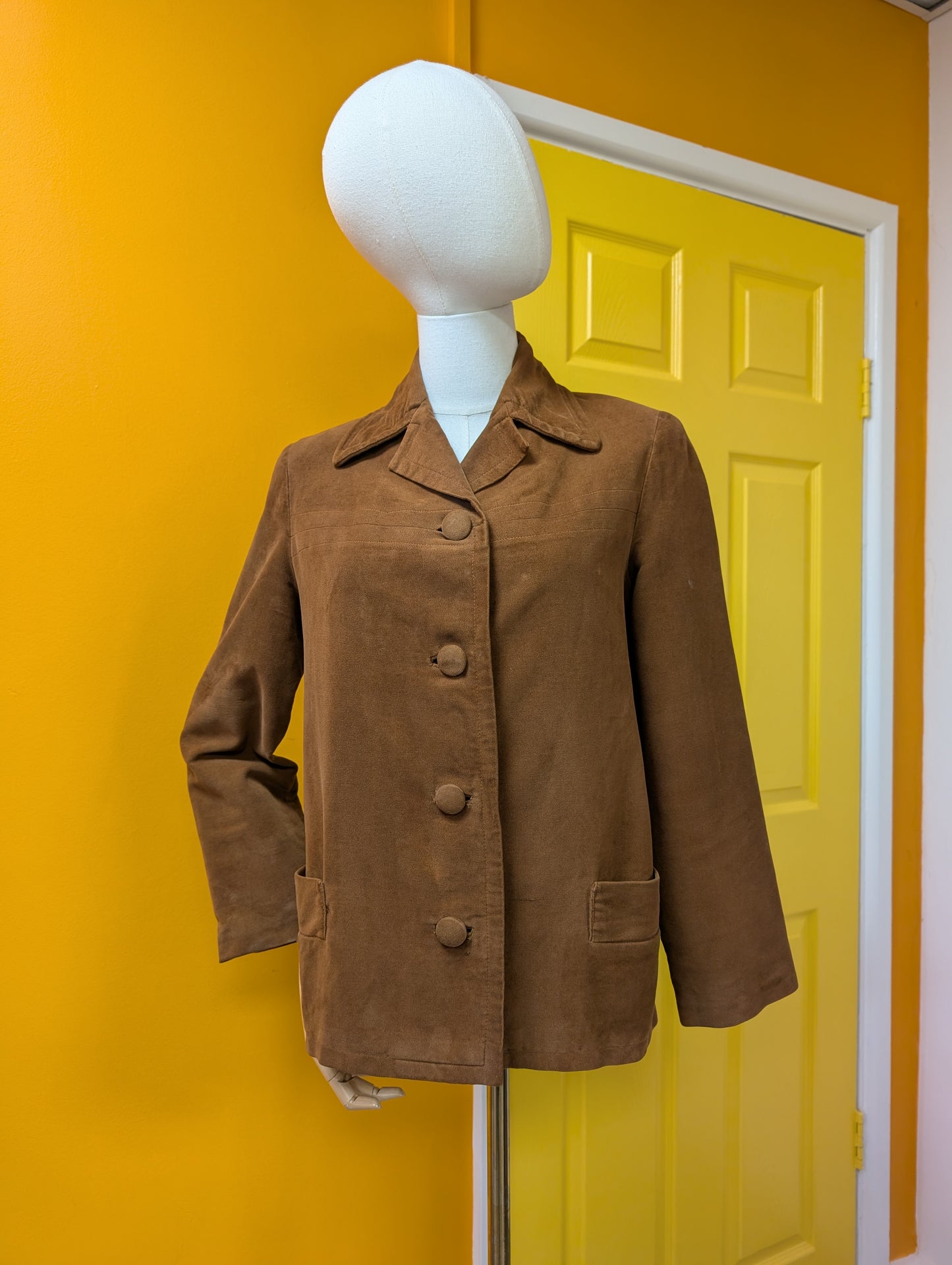 50s/60s Rumonte brown jacket - XS/S