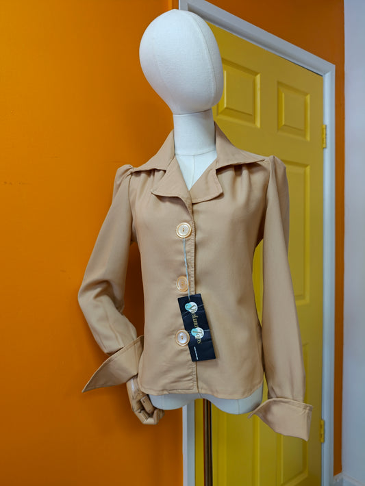 Deadstock 1970s Shelana Tops shirt - S/M