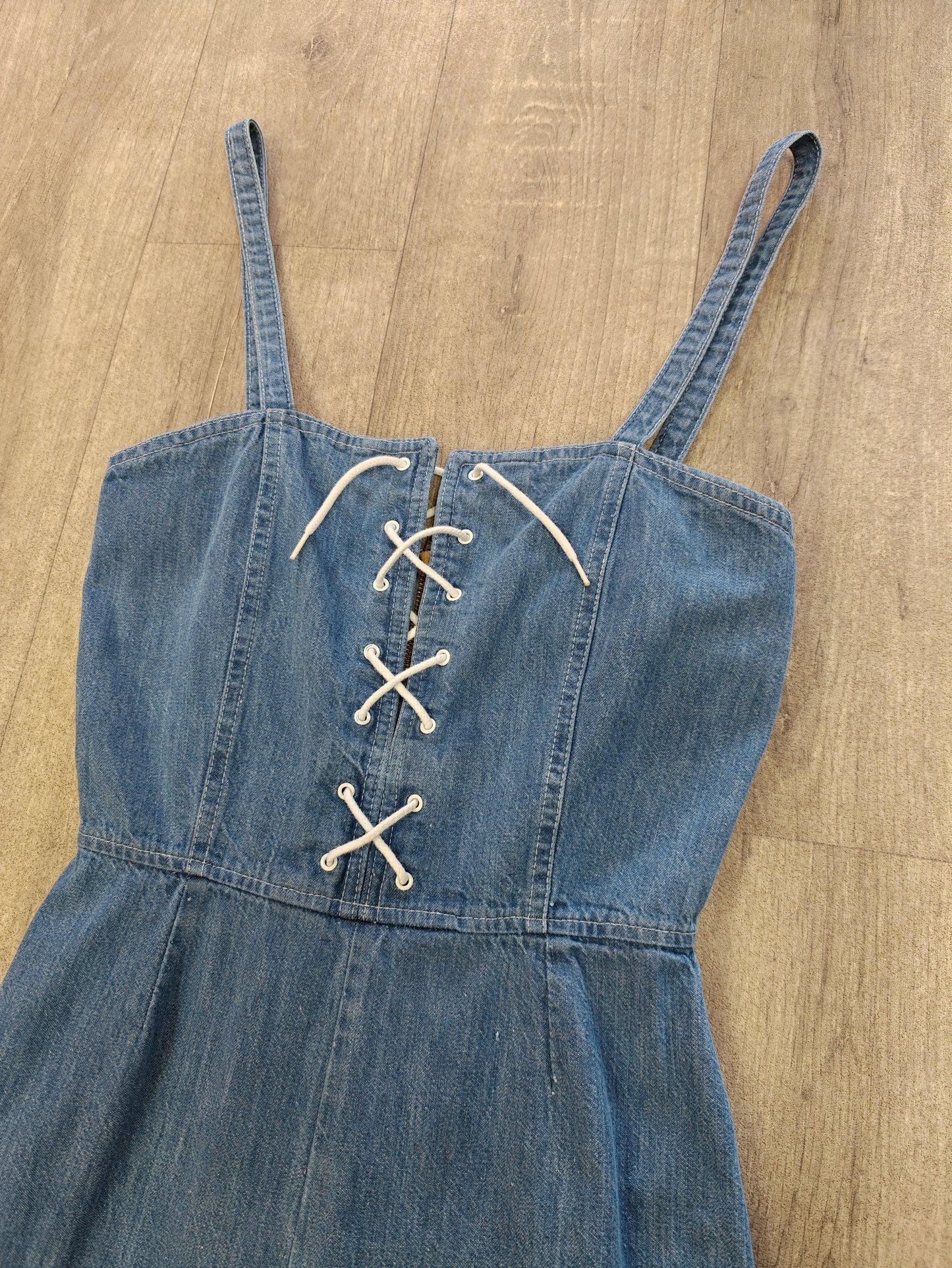1970s Landlubber denim jumpsuit - XS/6