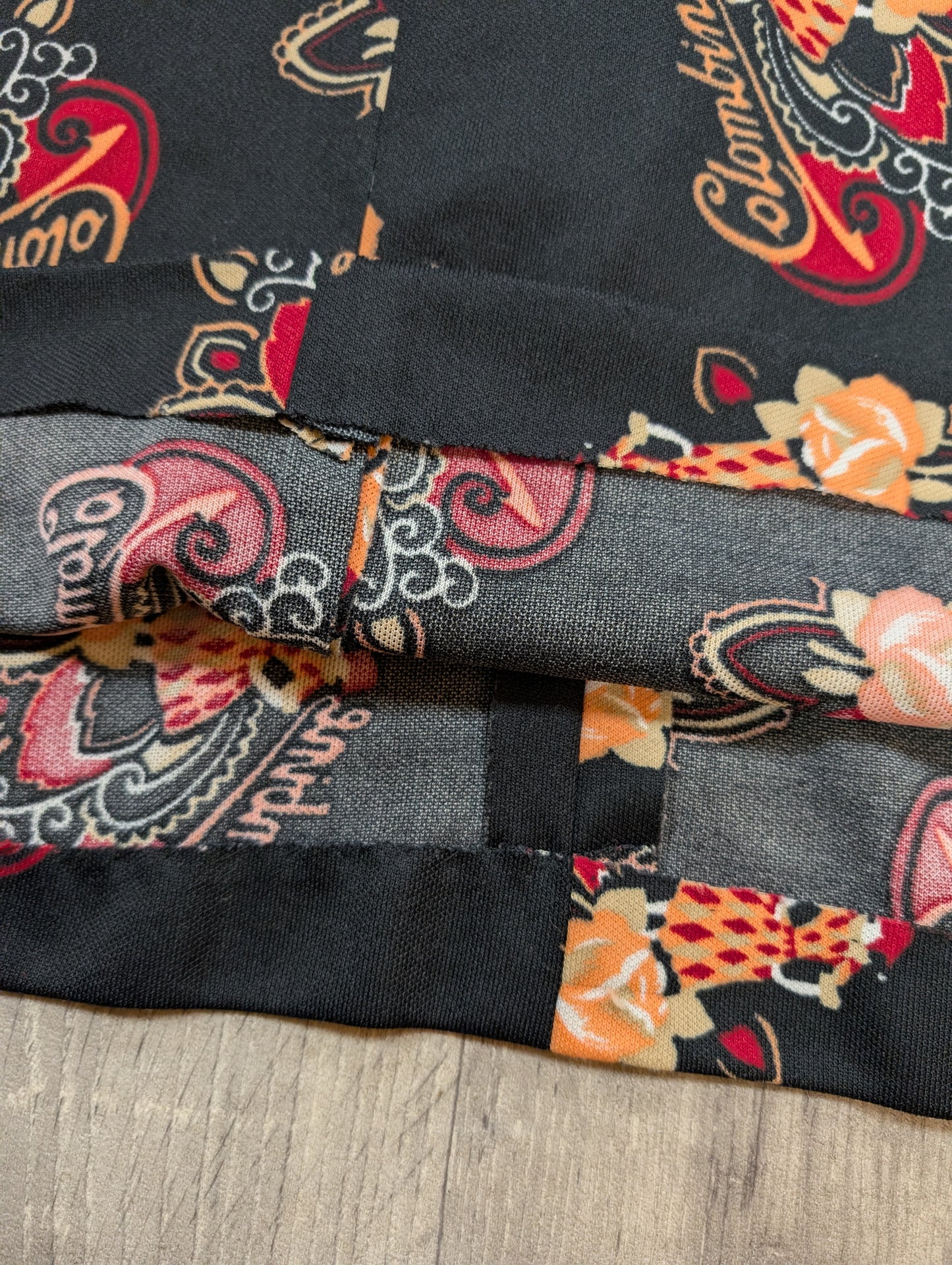 1970s Columbine novelty print maxi dress - S/8/10