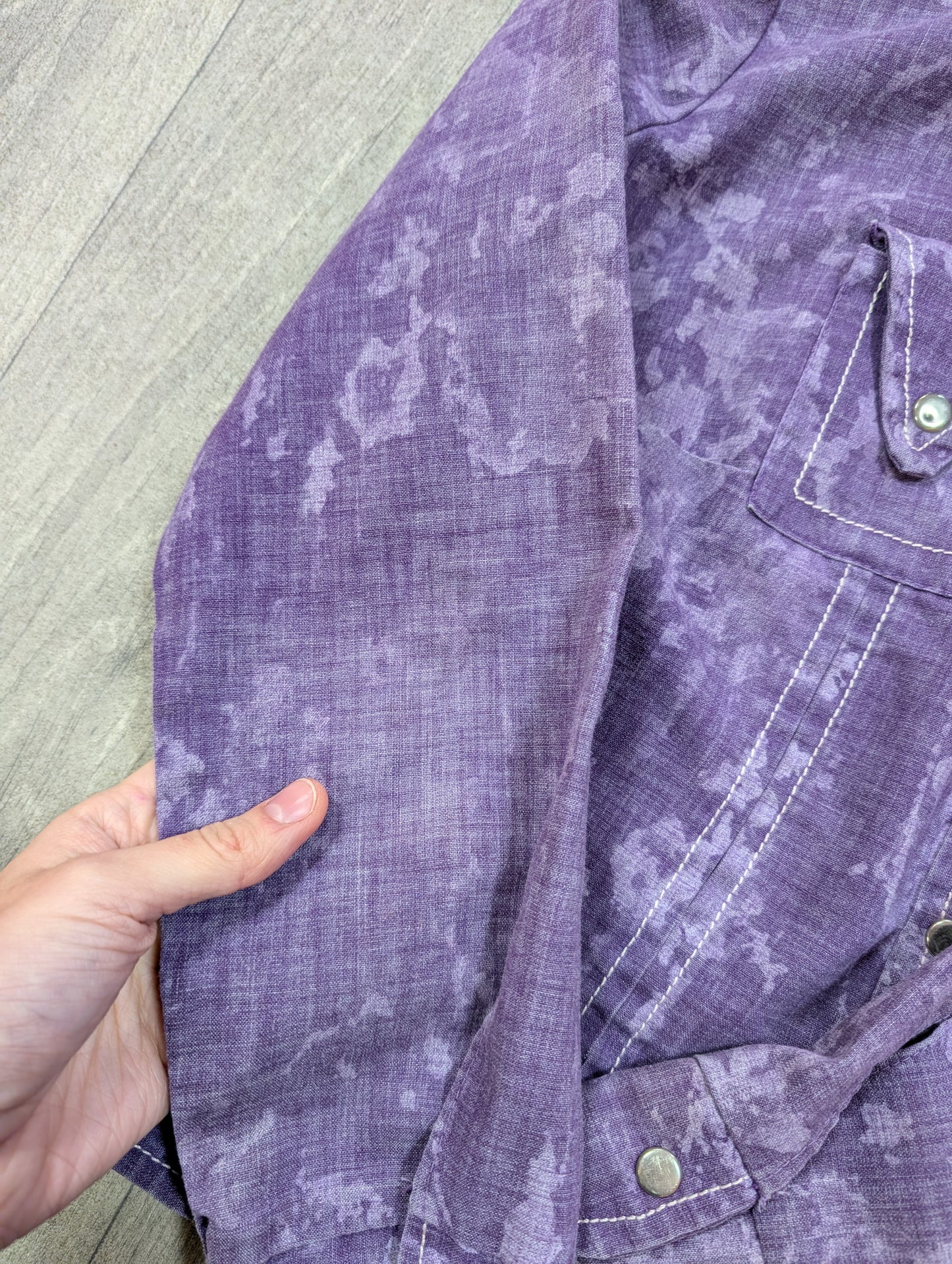 1970s Frills purple jacket - XS/S/6/8
