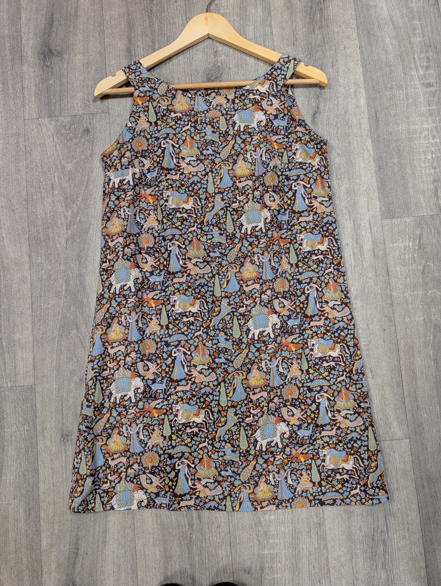 1960s Warrender Liberty fabric novelty print cotton dress - S/8