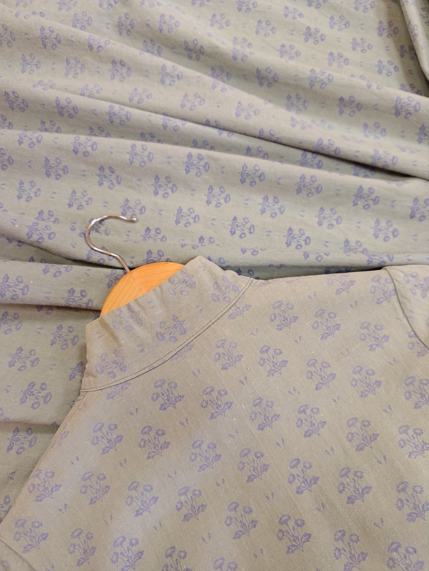 1970s Laura Ashley made in Wales cotton maxi dress & belt - XS