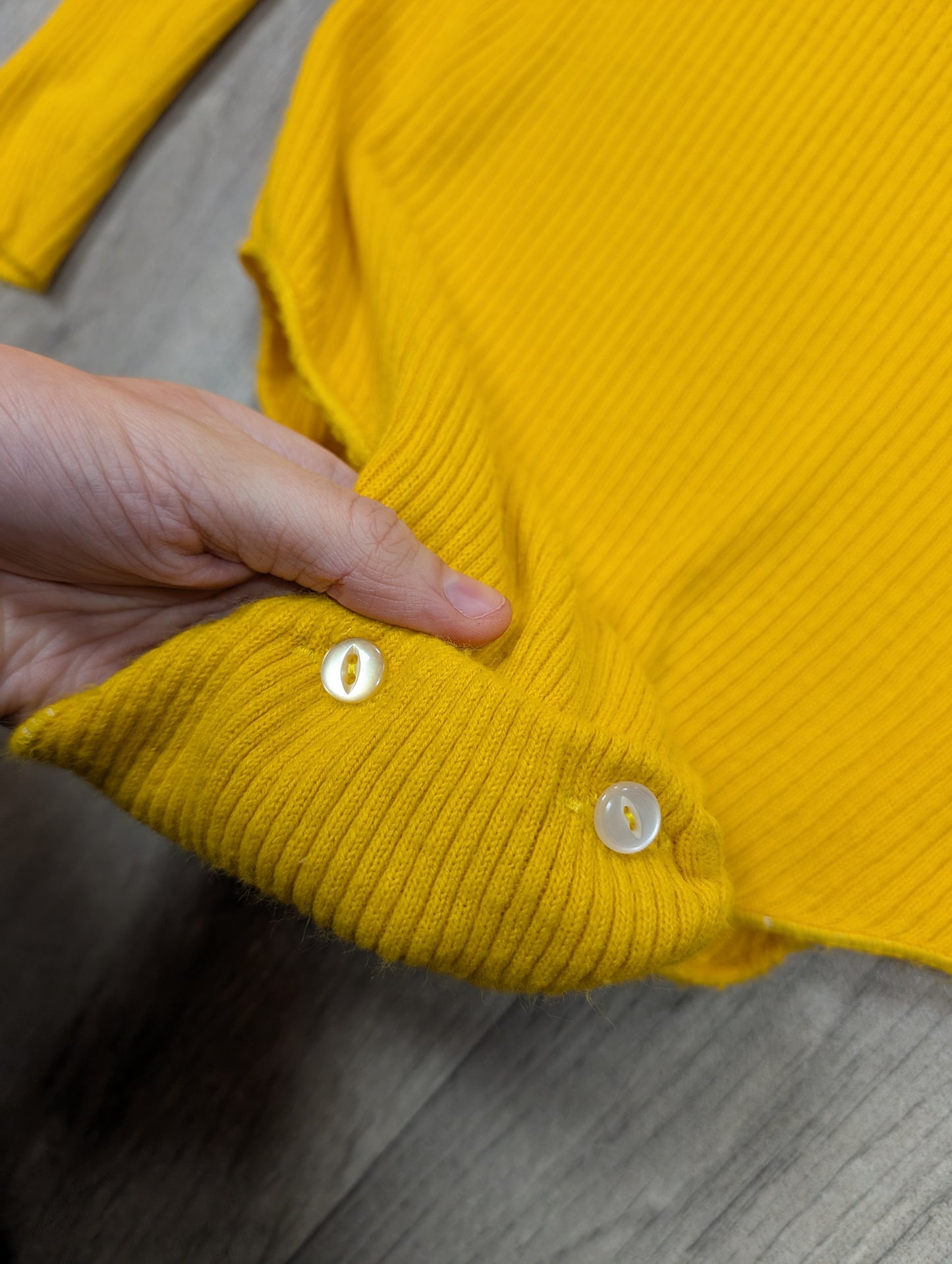 1970s Caroline yellow body top