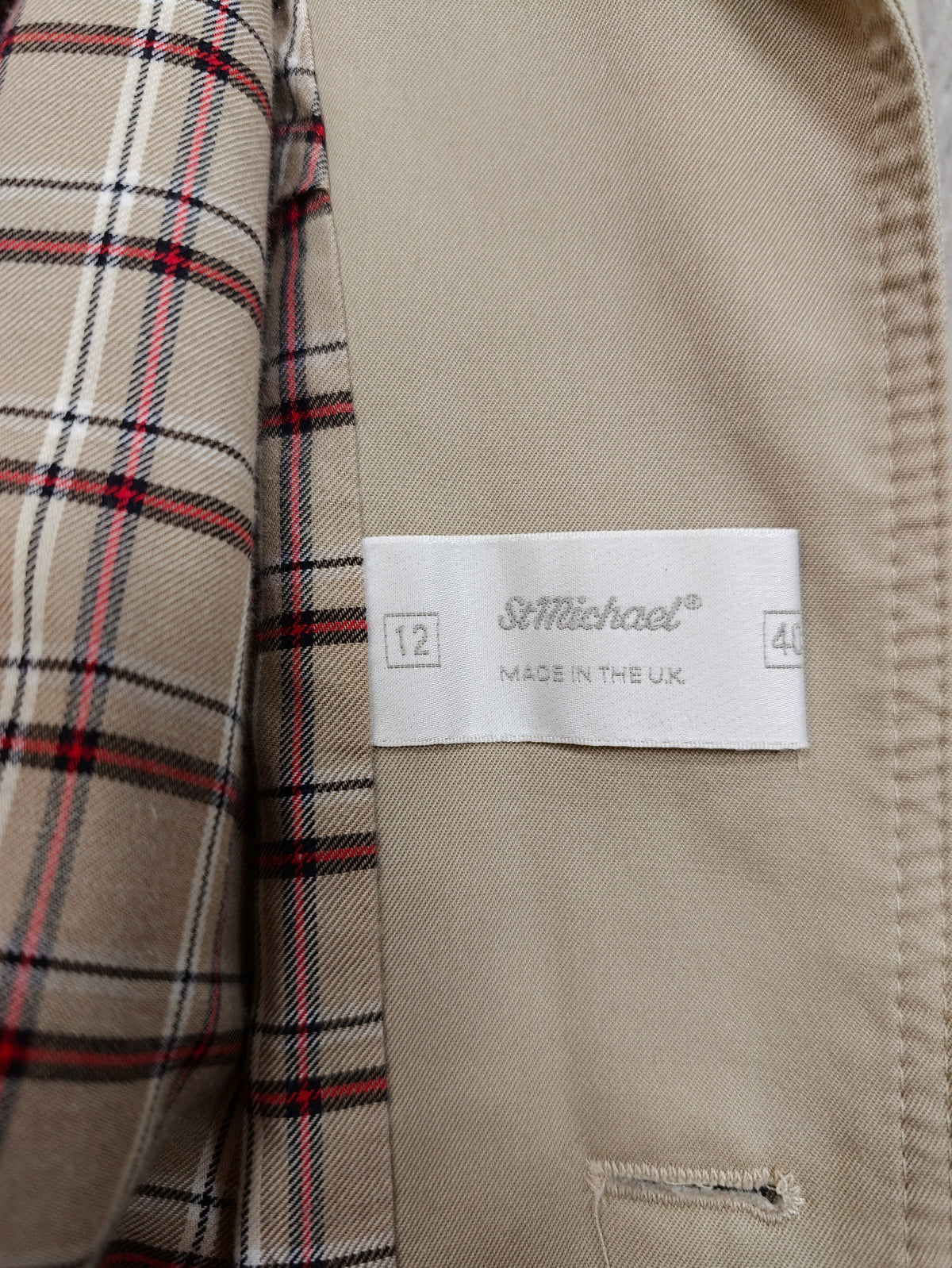 1980s St Michael trench coat - S