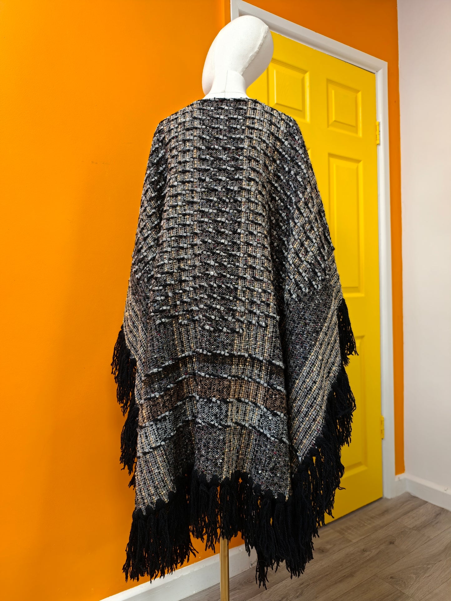 Studio Donegal handwoven wool cape/shawl/poncho
