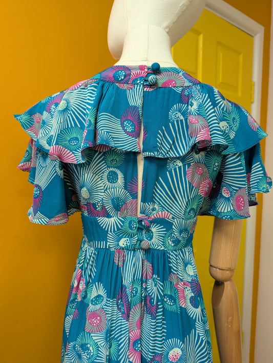 1970s Wallis rayon dress - XS/6