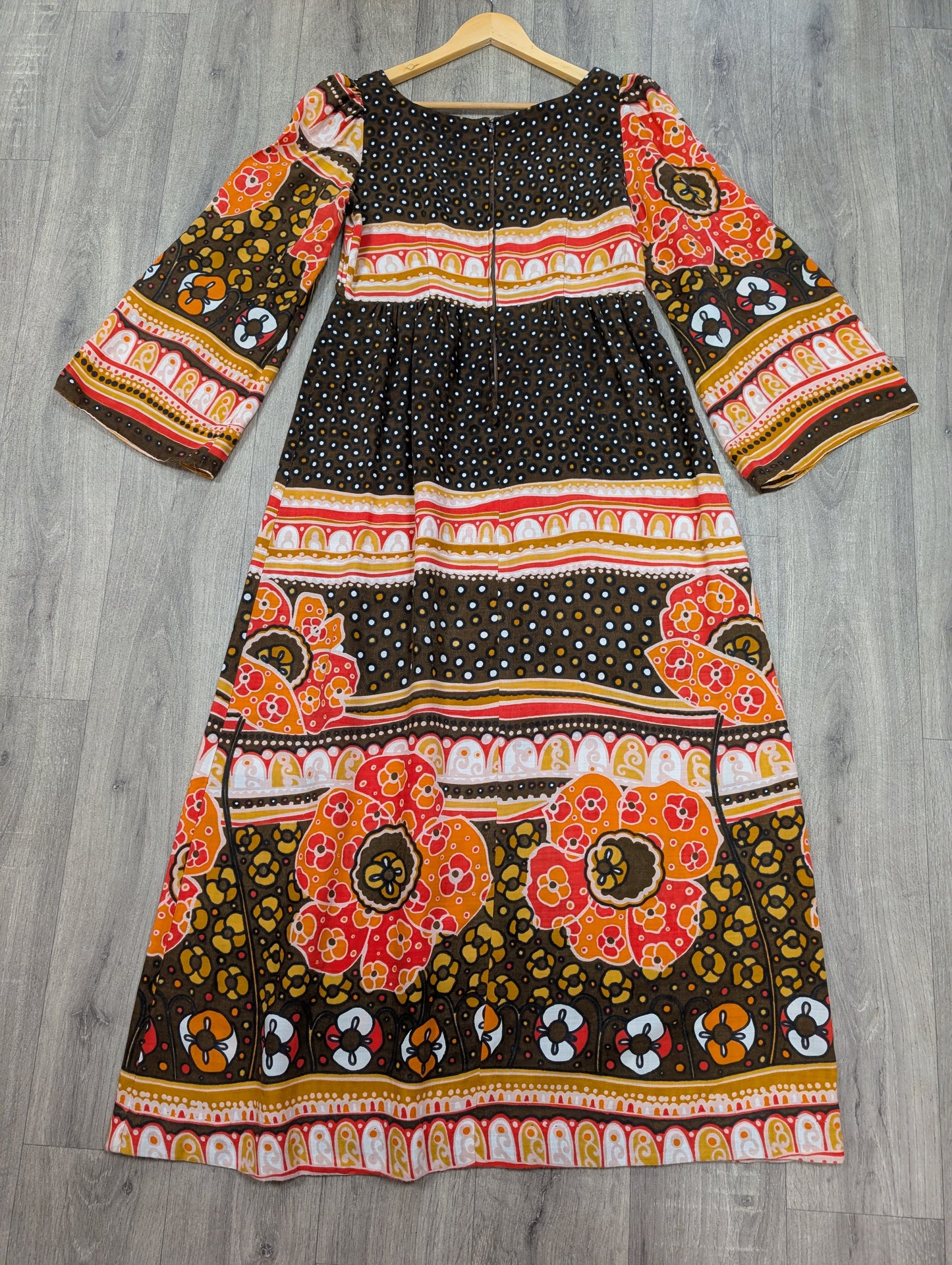 1970s St André maxi dress - M/12/14