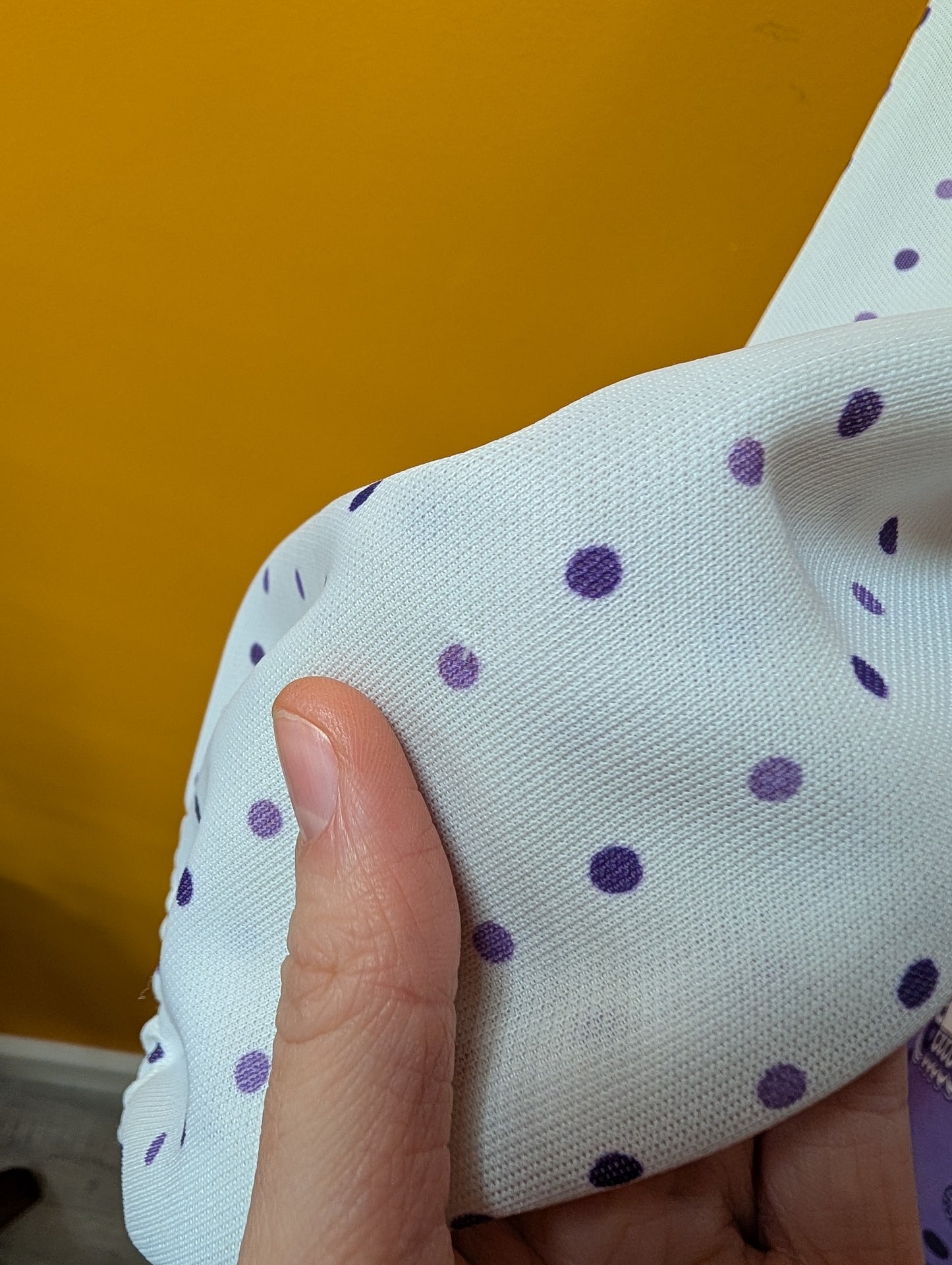 1970s purple/white shirt - S