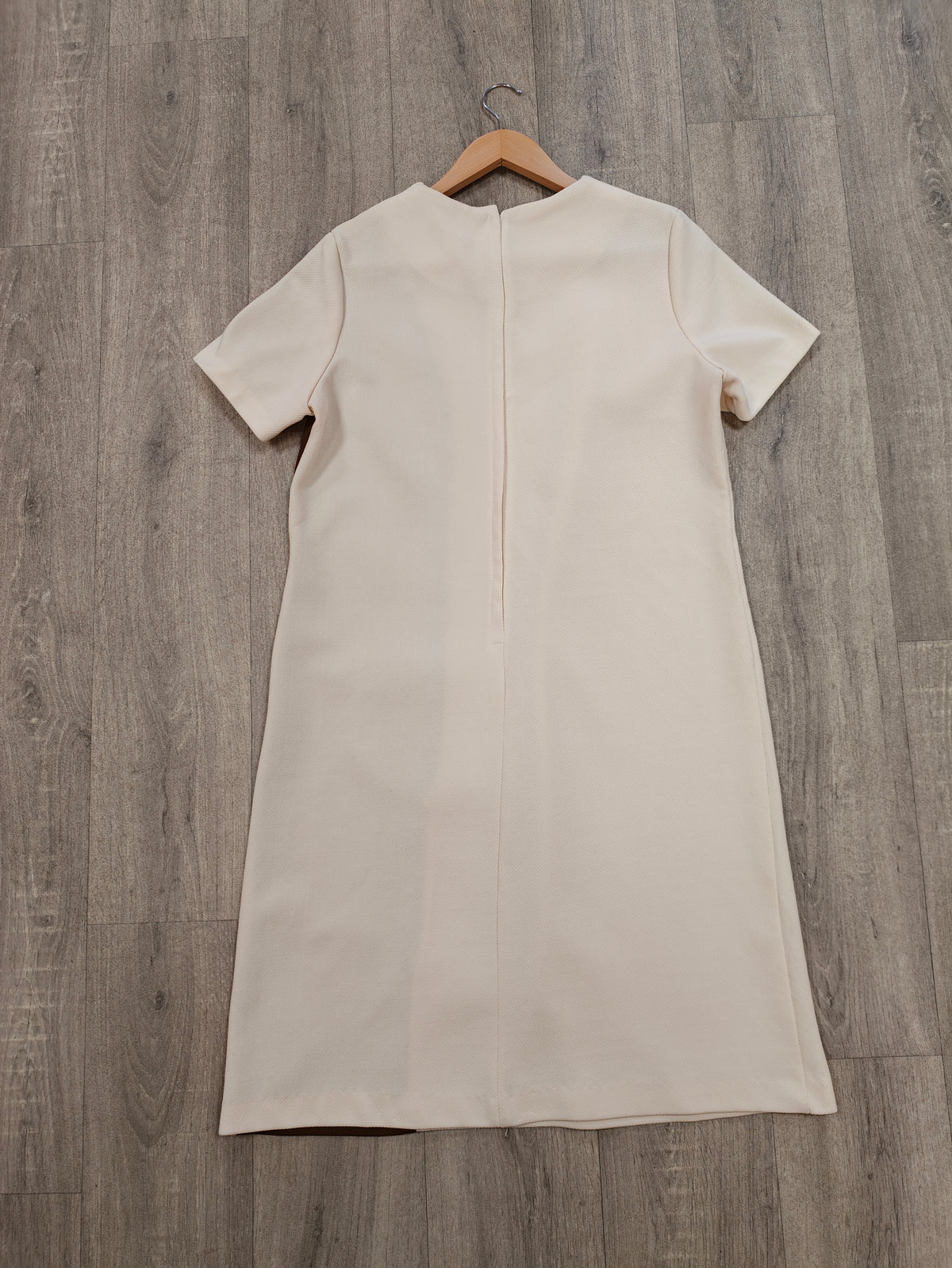 1960s colour block crimplene dress - M/L/14/16
