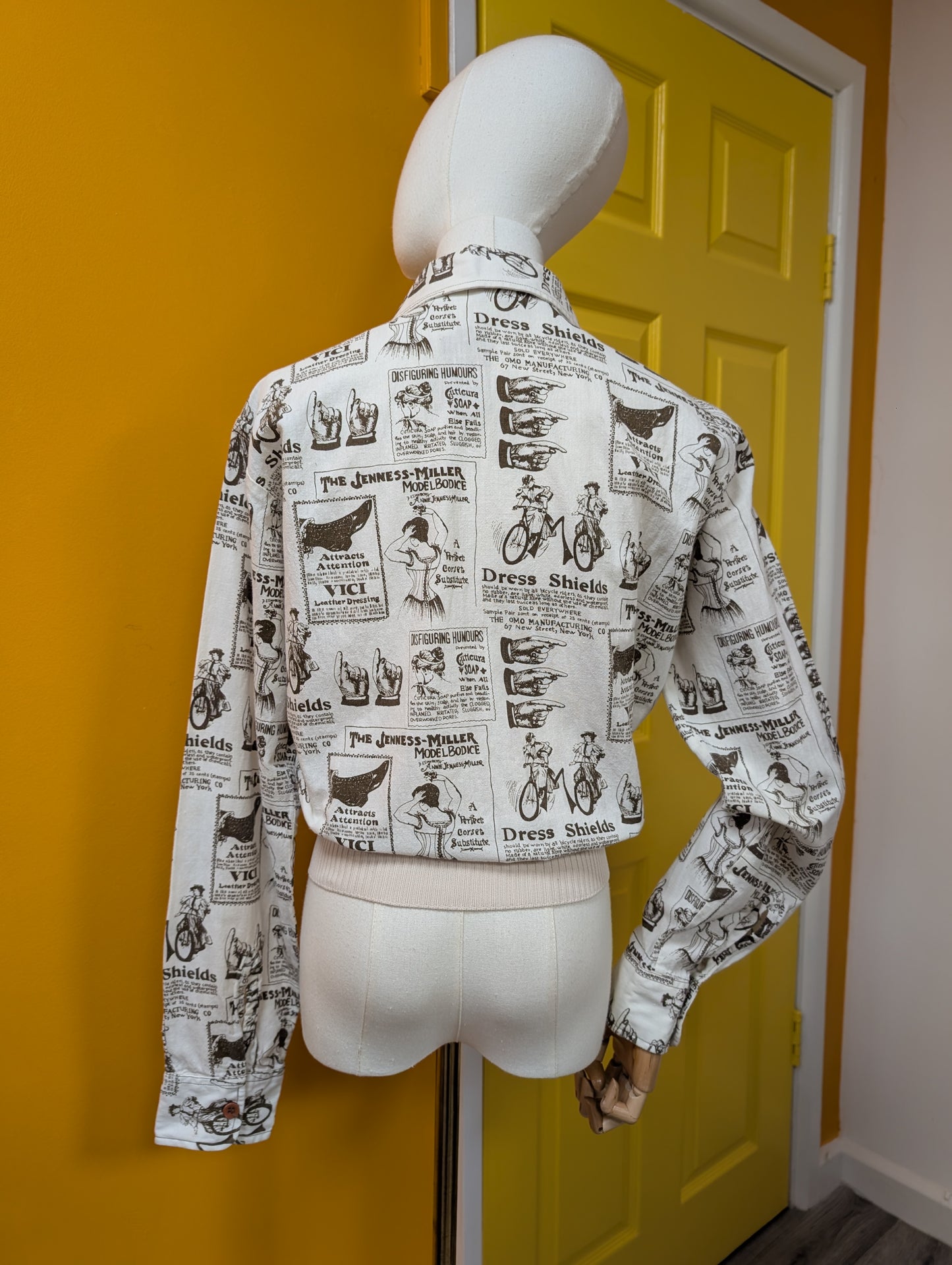 1970s newspaper advertising print jacket