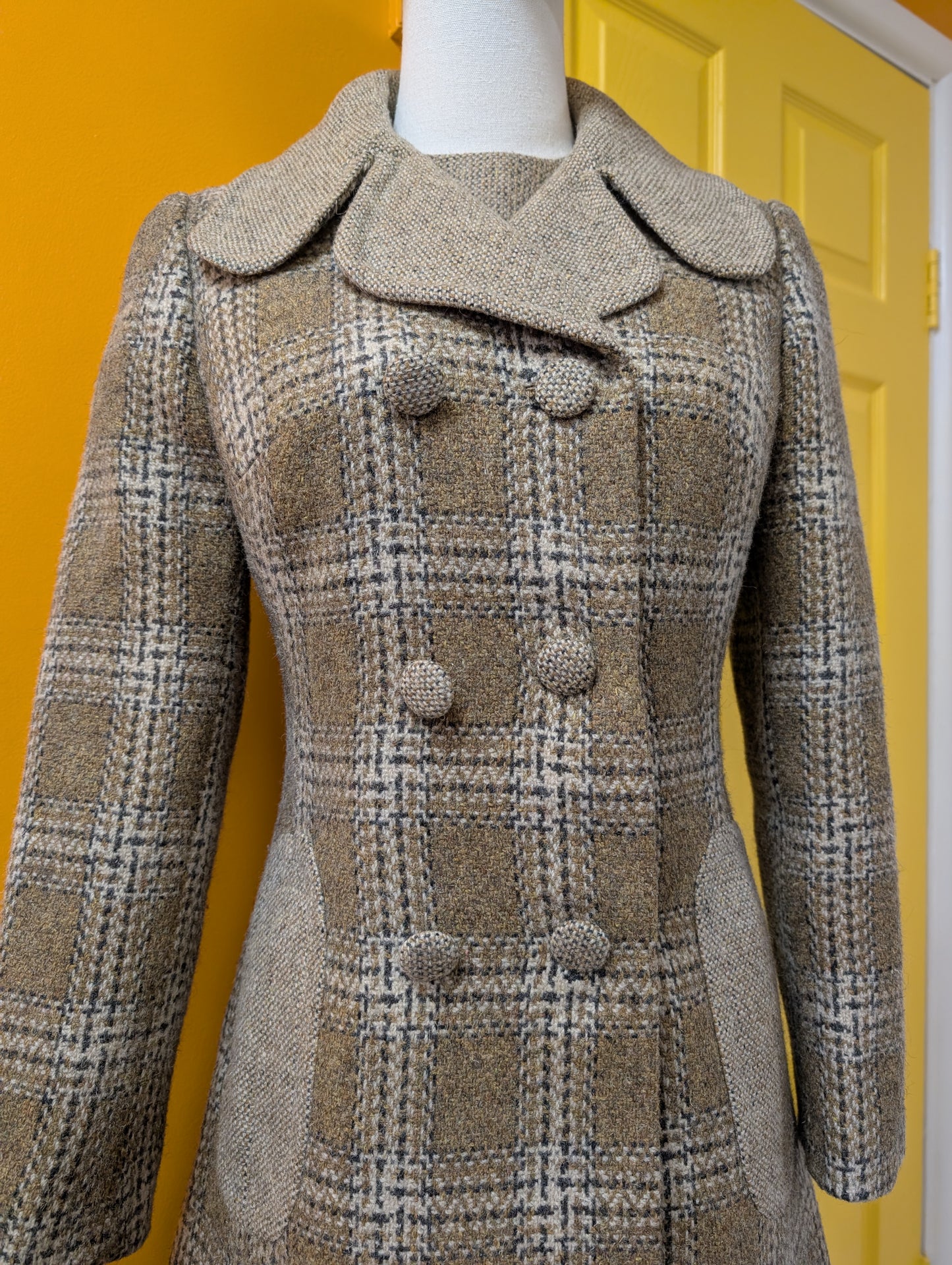 Gorgeous 1960s wool dress and coat - S/8/10