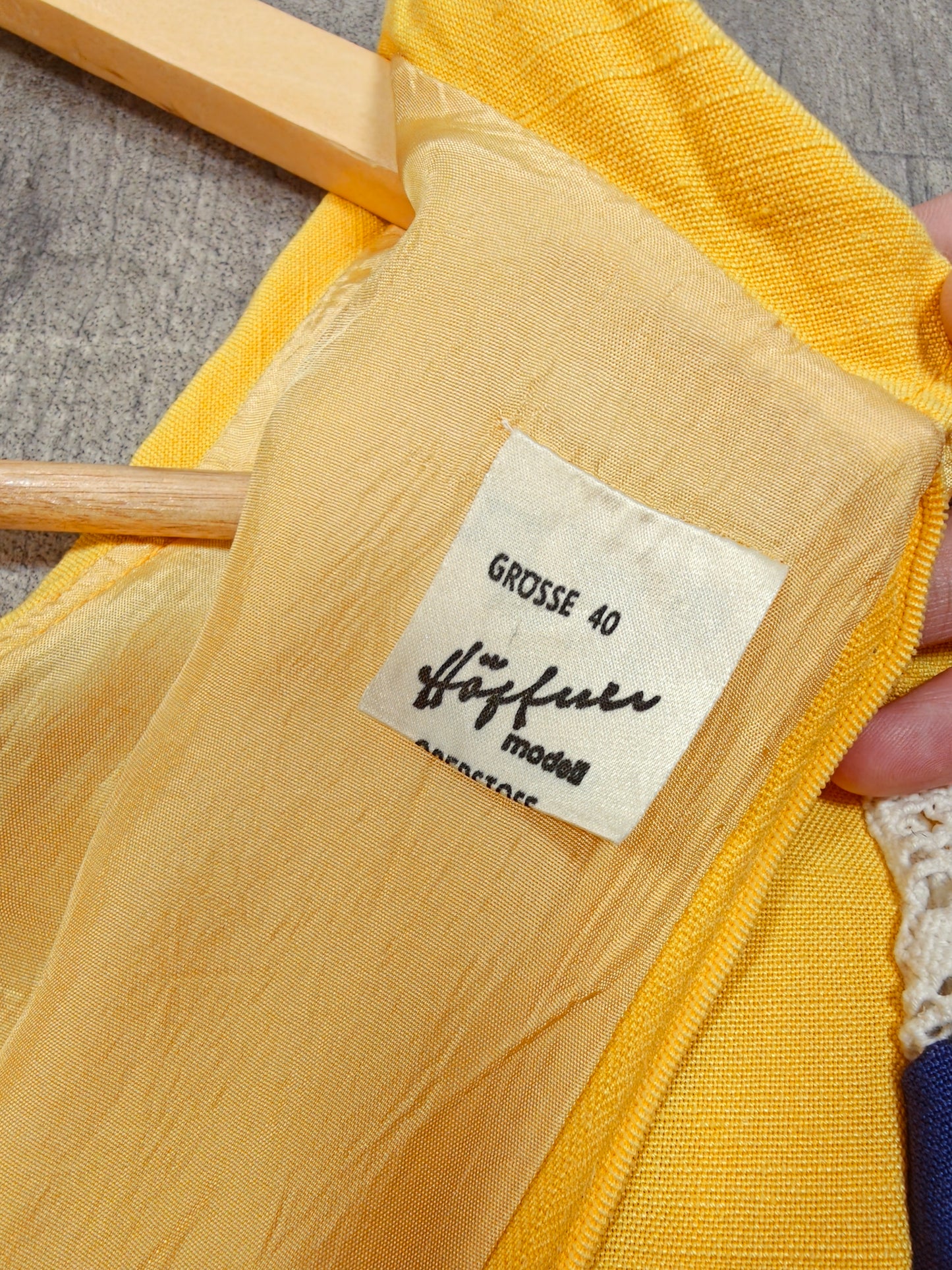 1970s yellow mini dress - S/10