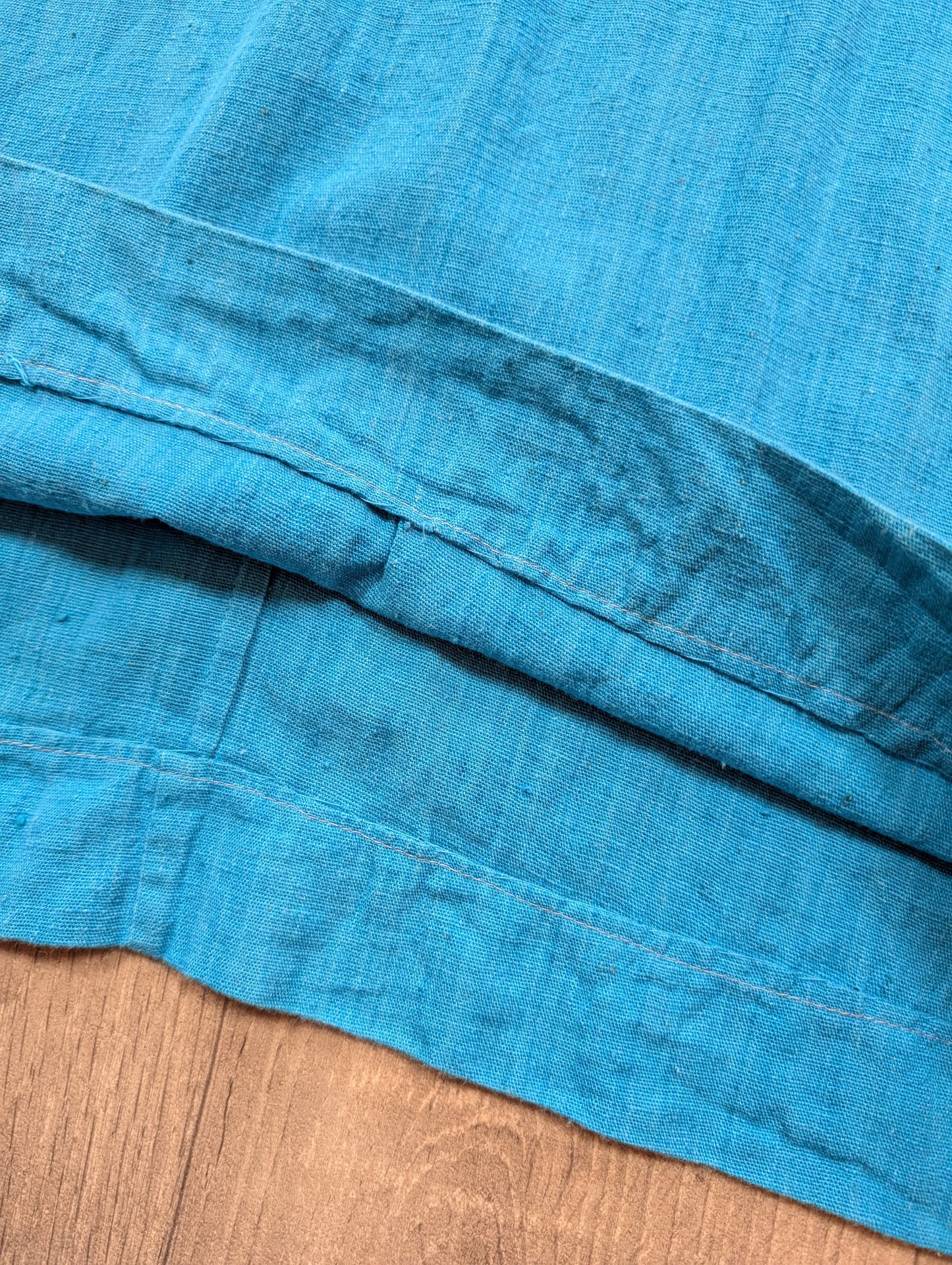 1970s Mexican embroidered cotton dress - XS