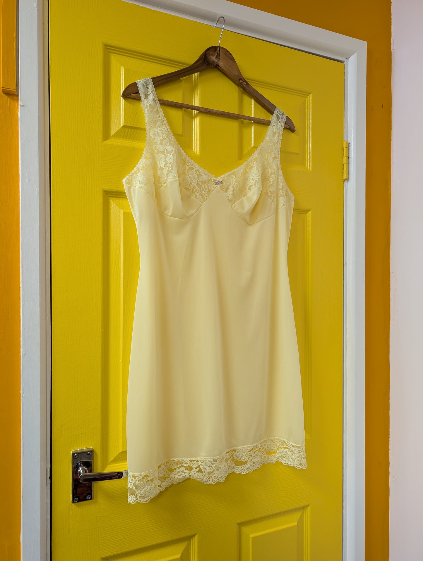 60s/70s Kayser yellow nightdress - M