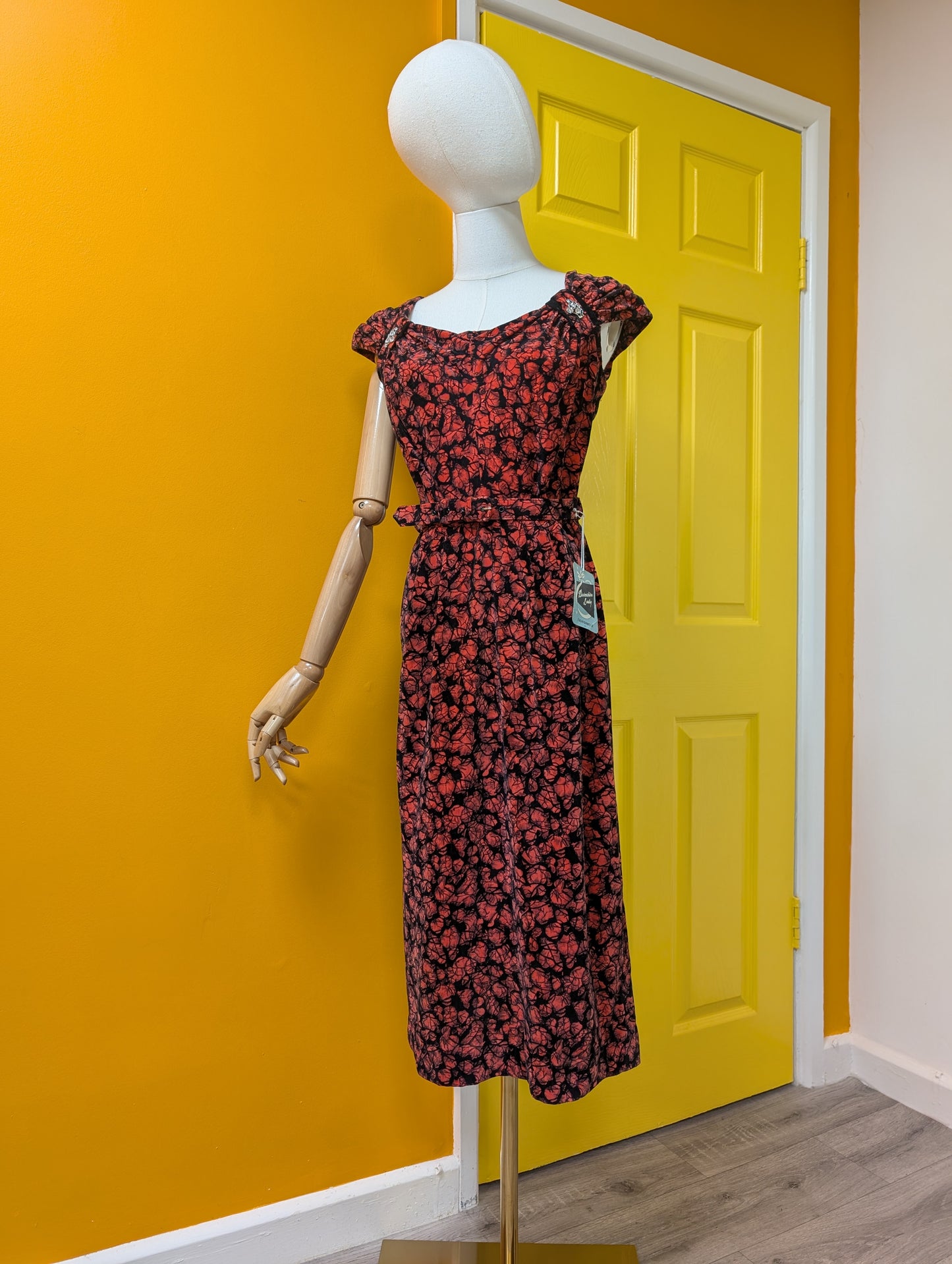 Deadstock 50s/60s Devonshire Lady dress - S/10