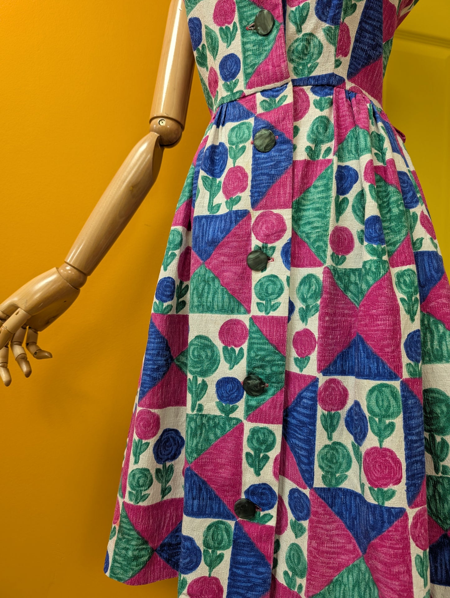 50s/60s Jack Toohey dress - S/8/10