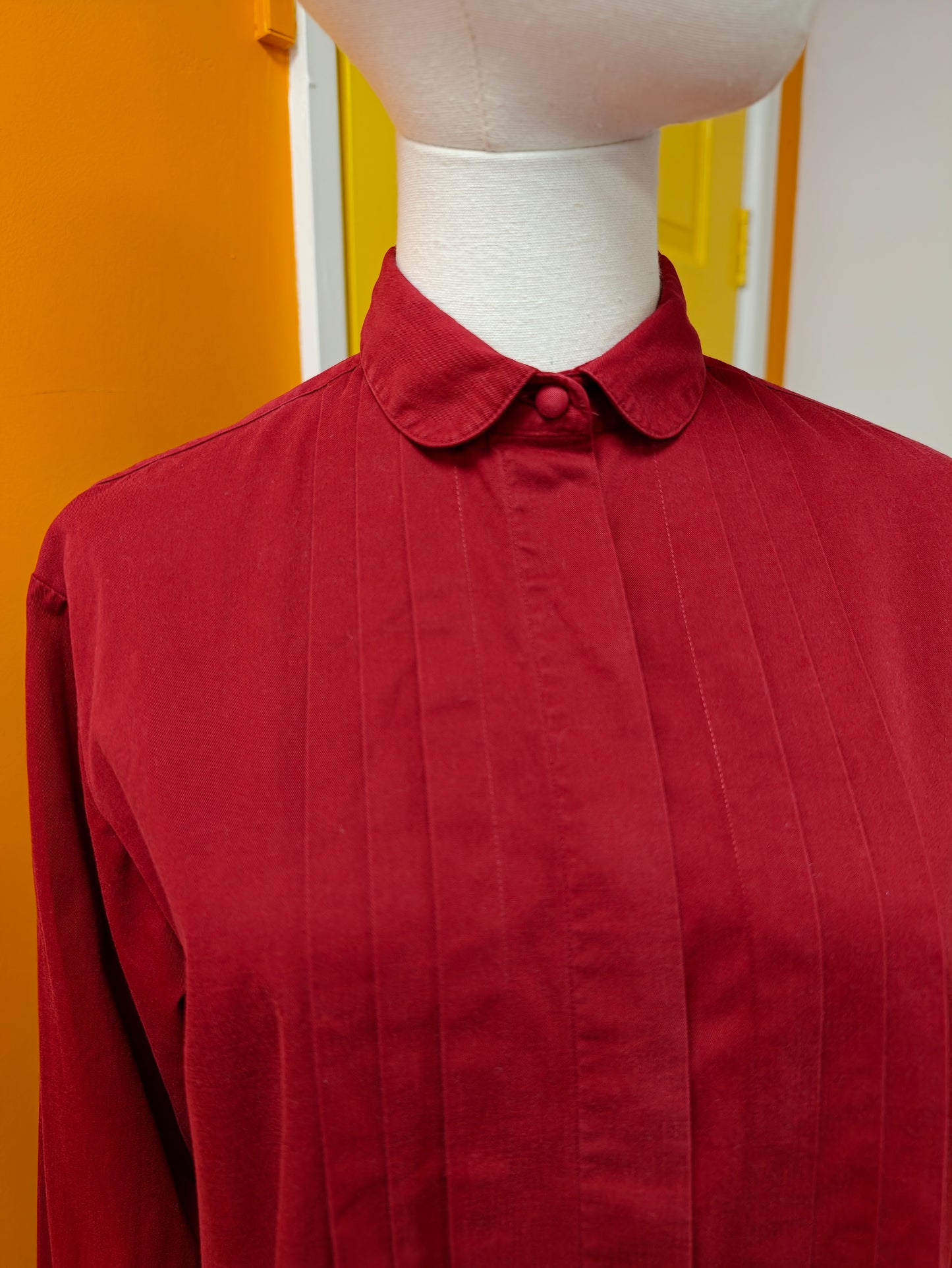 80s/90s Jumpers cotton shirt - L