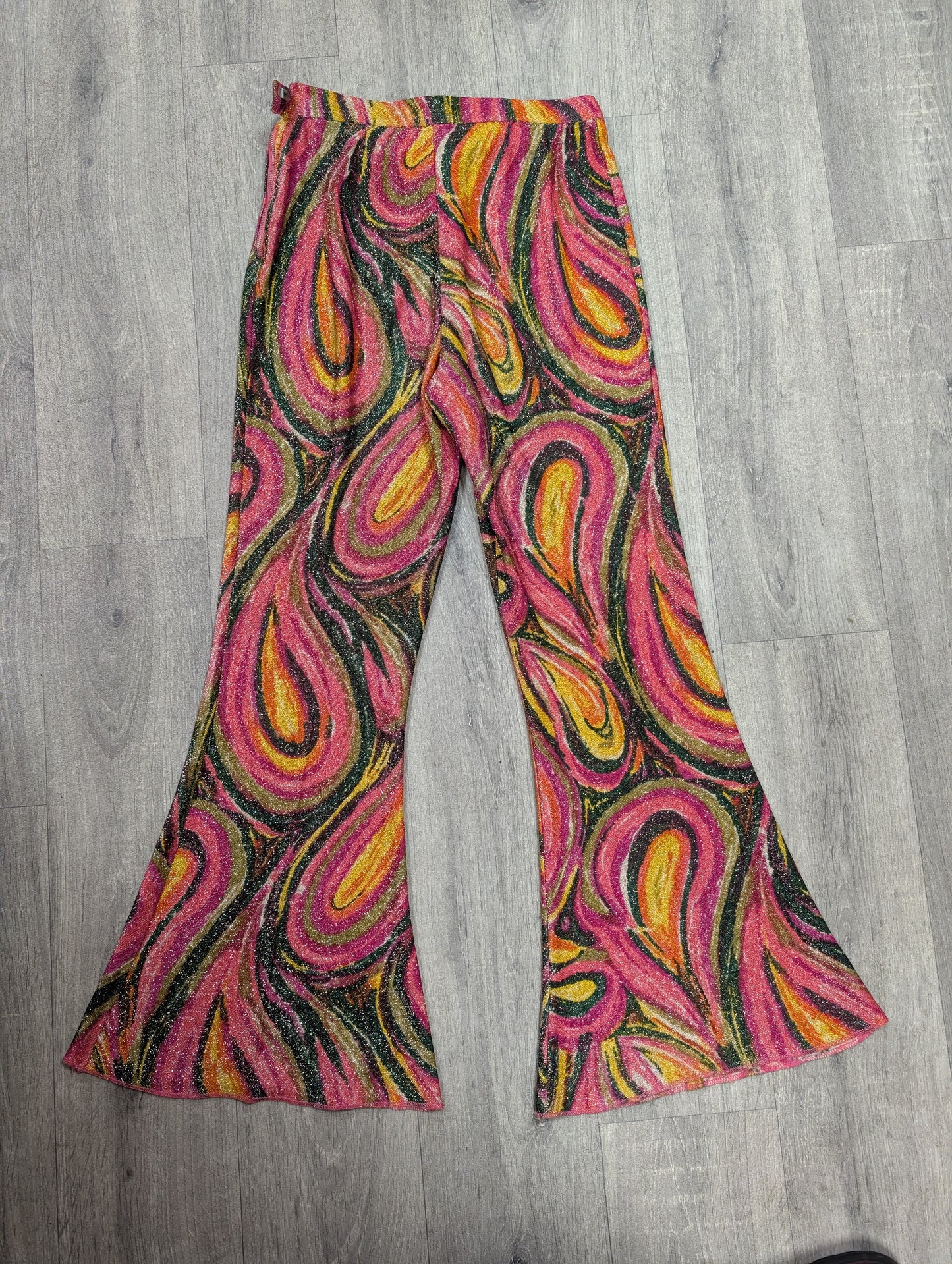 Phenomenal 1960s Ian Peters lurex trouser suit - S/8