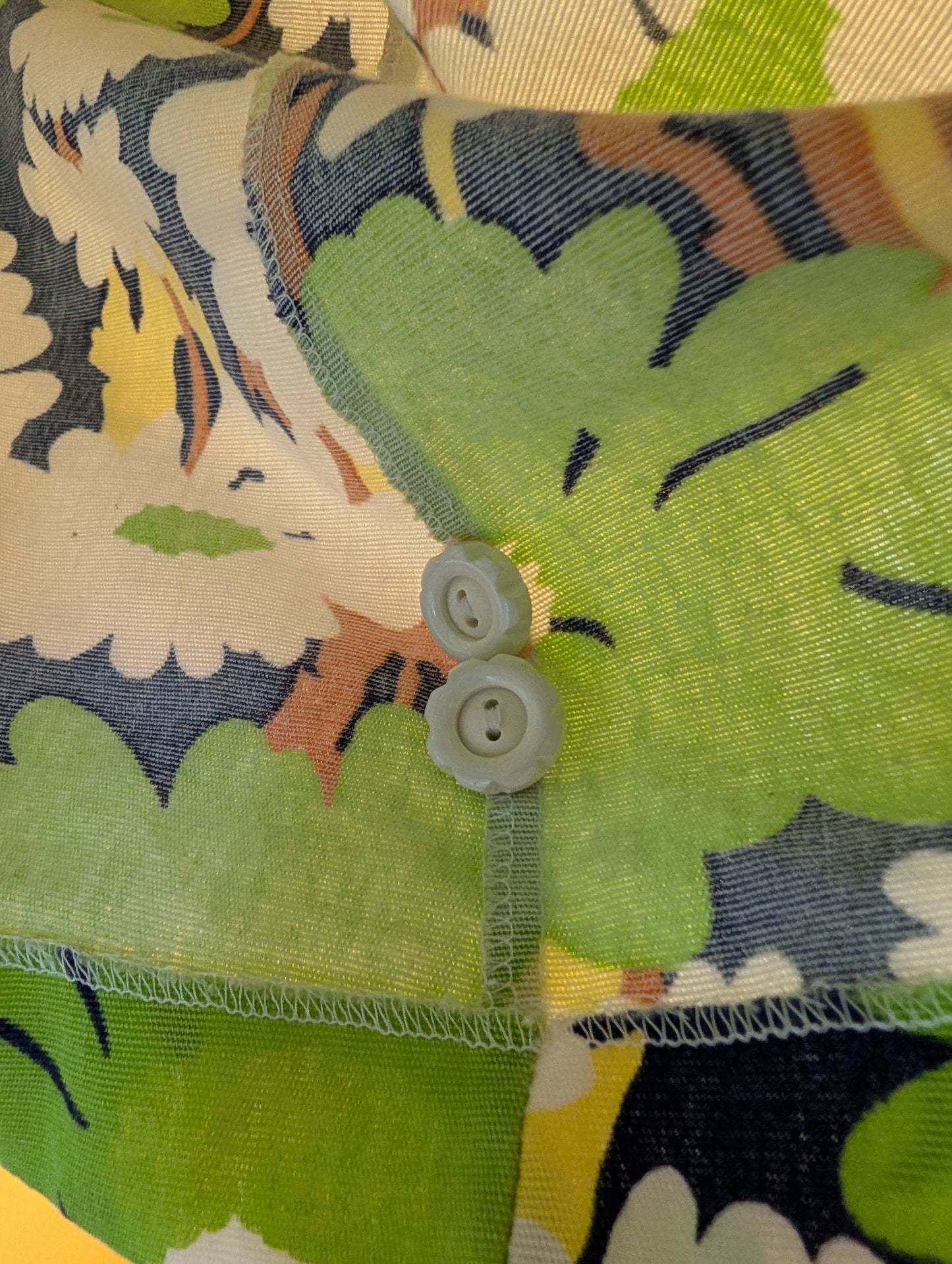 Early 1970s St Michael floral cotton dress - S/8/10