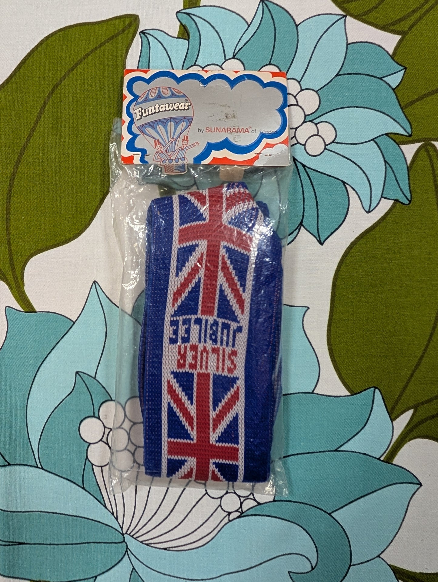 Deadstock 1970s silver jubilee socks