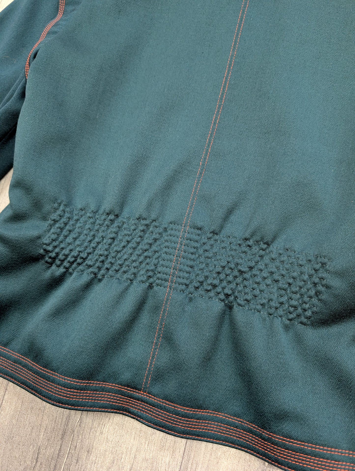 1970s Jean & Martin Pallant green wool suit - XS/S/6/8