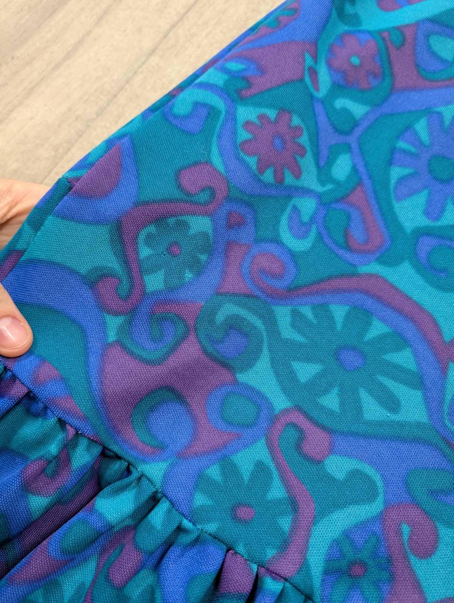 1960s Jerseyfield dress - S/10