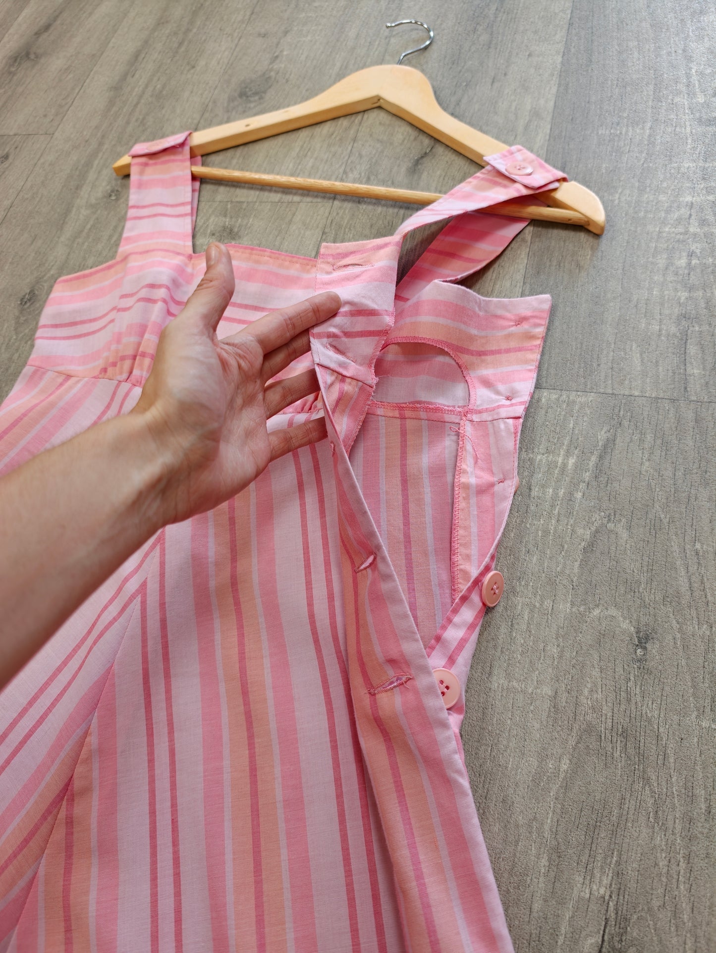 1970s Hamells pink dress - XS