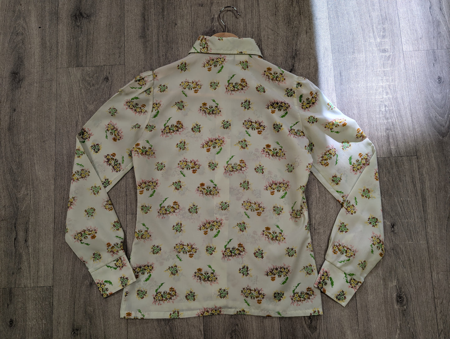 1970s floral shirt - XS/6/8