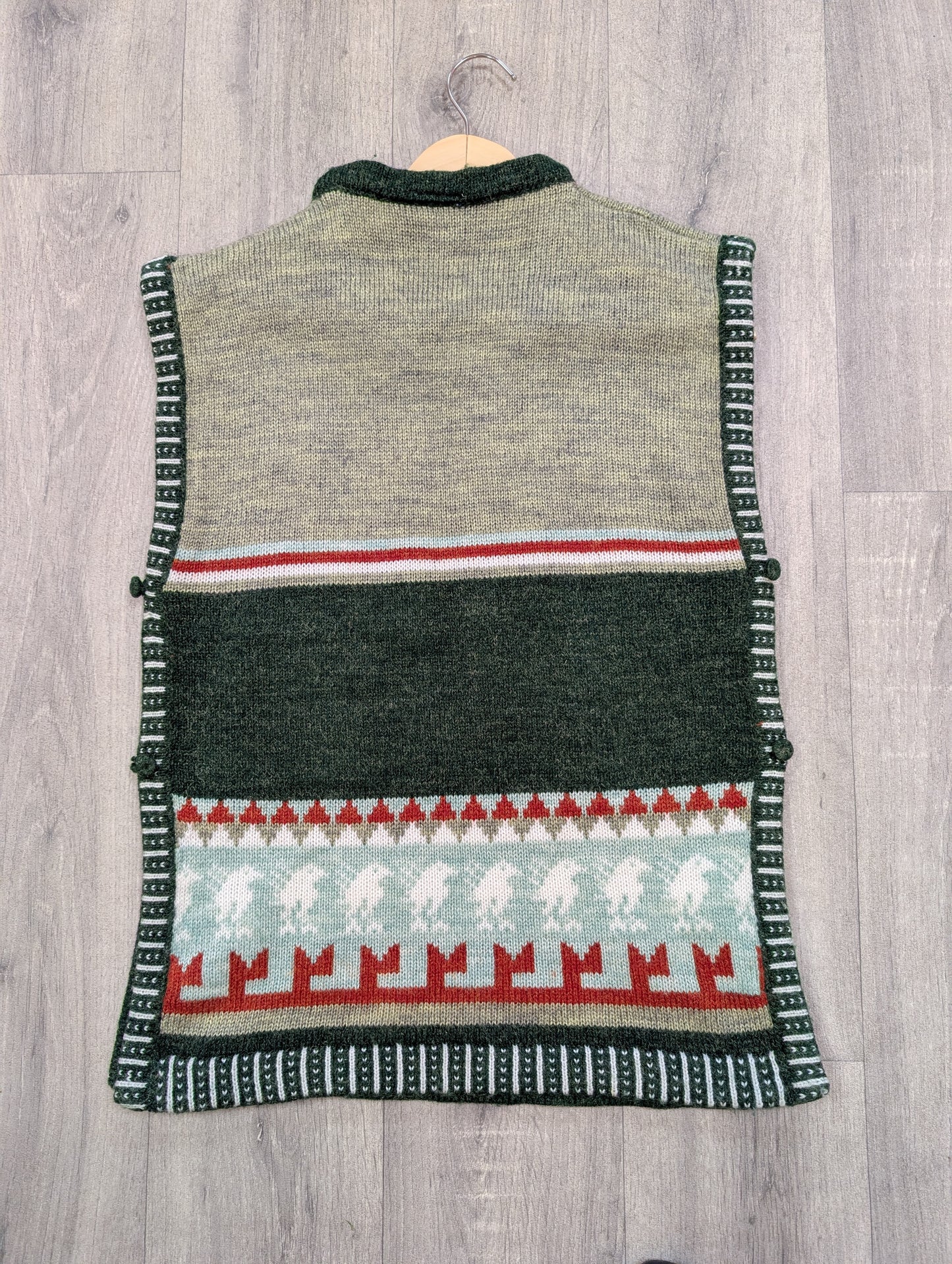 1970s Debenhams novelty acrylic tabard