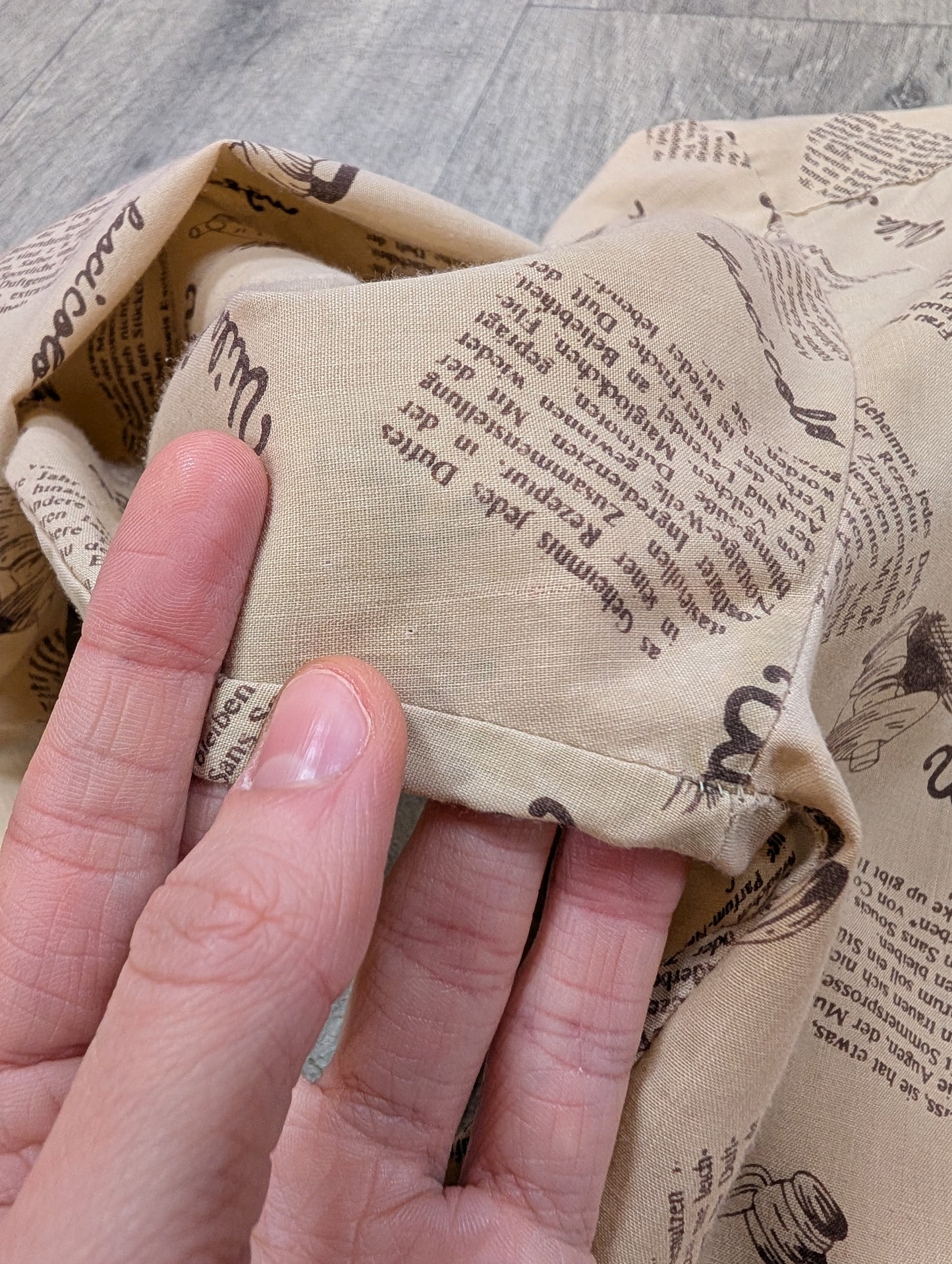 1970s Bud Berma novelty print shirt