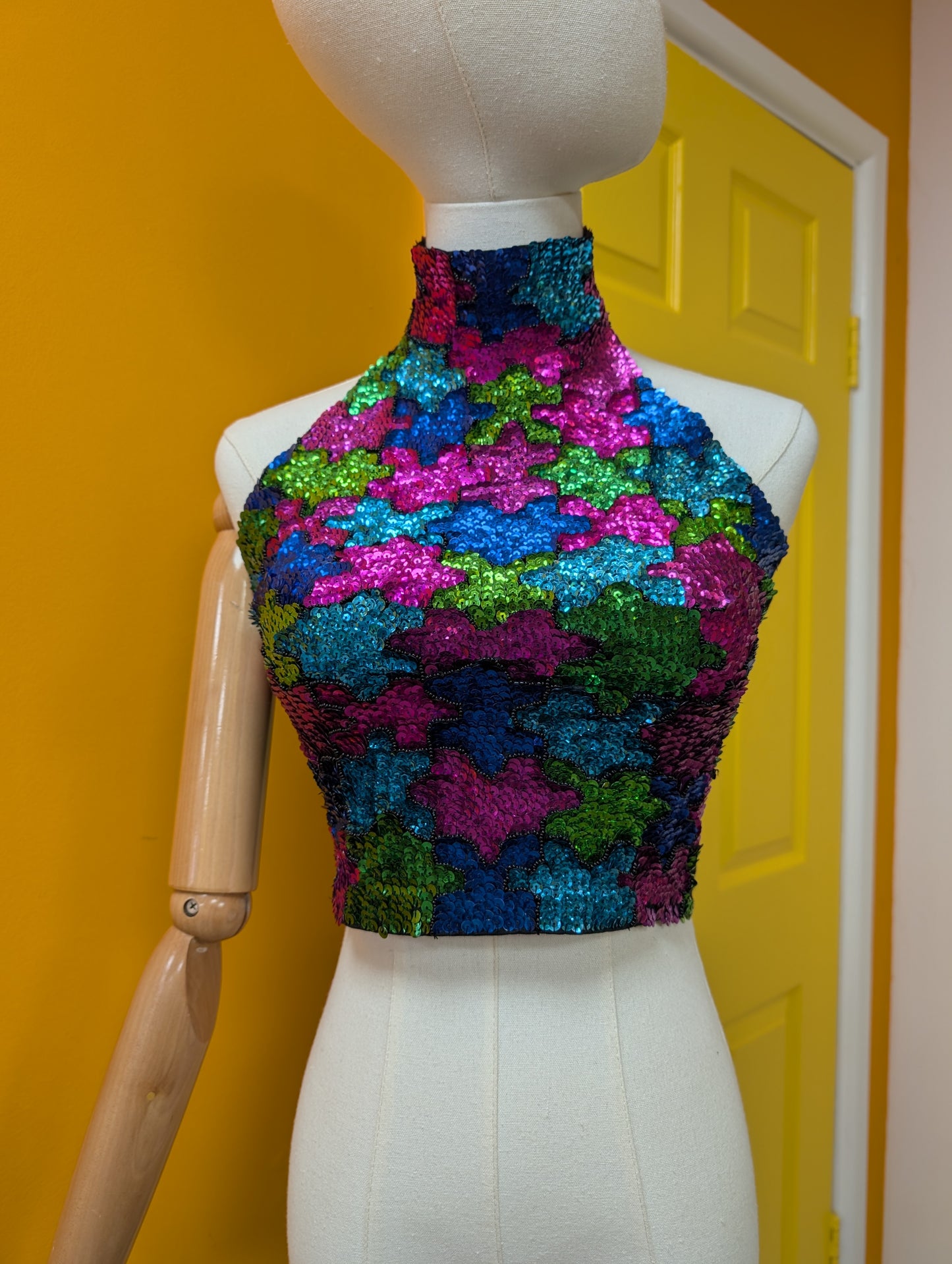Y2K Topshop sequin top - XS