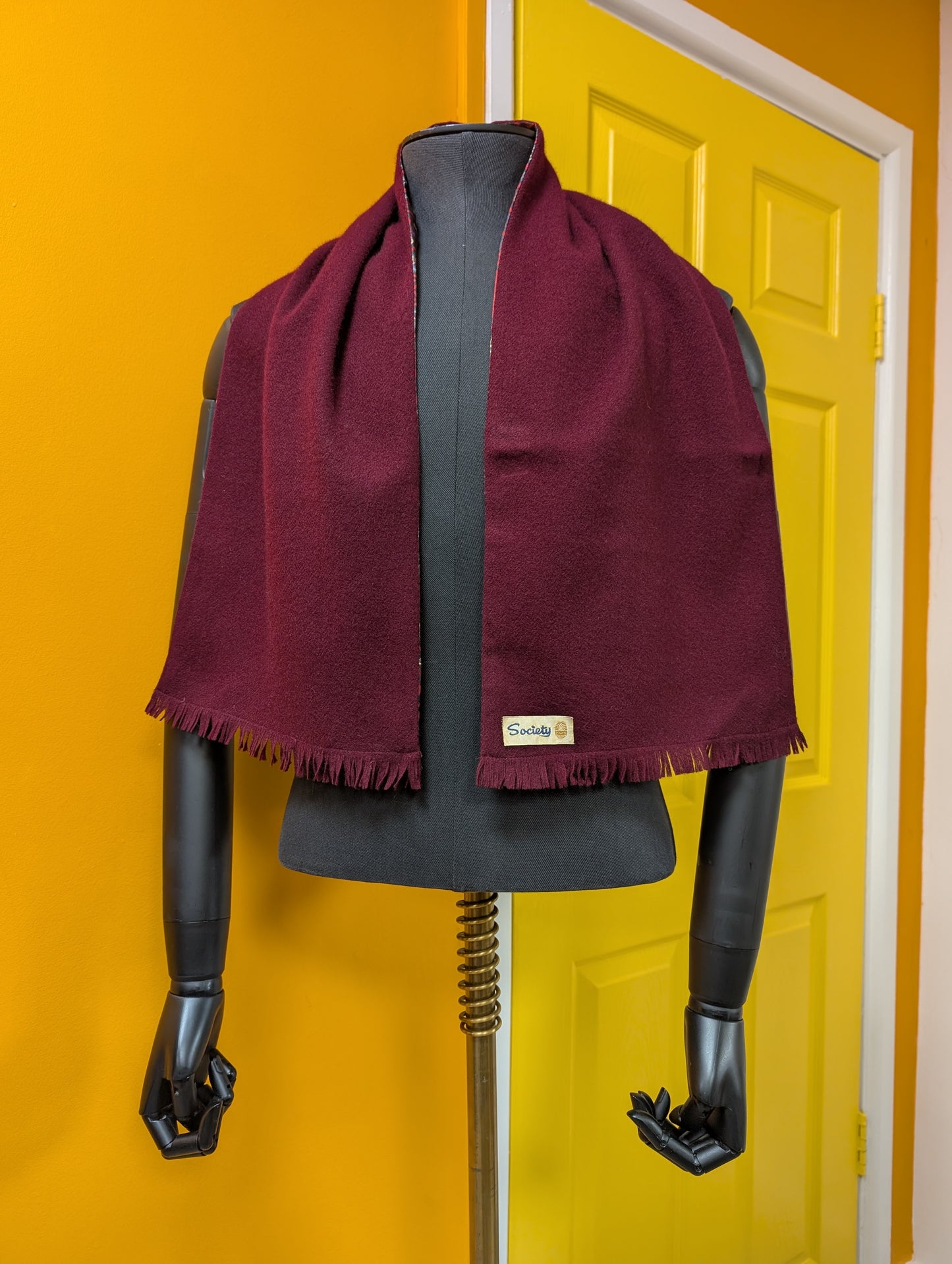 1970s Society men's scarf