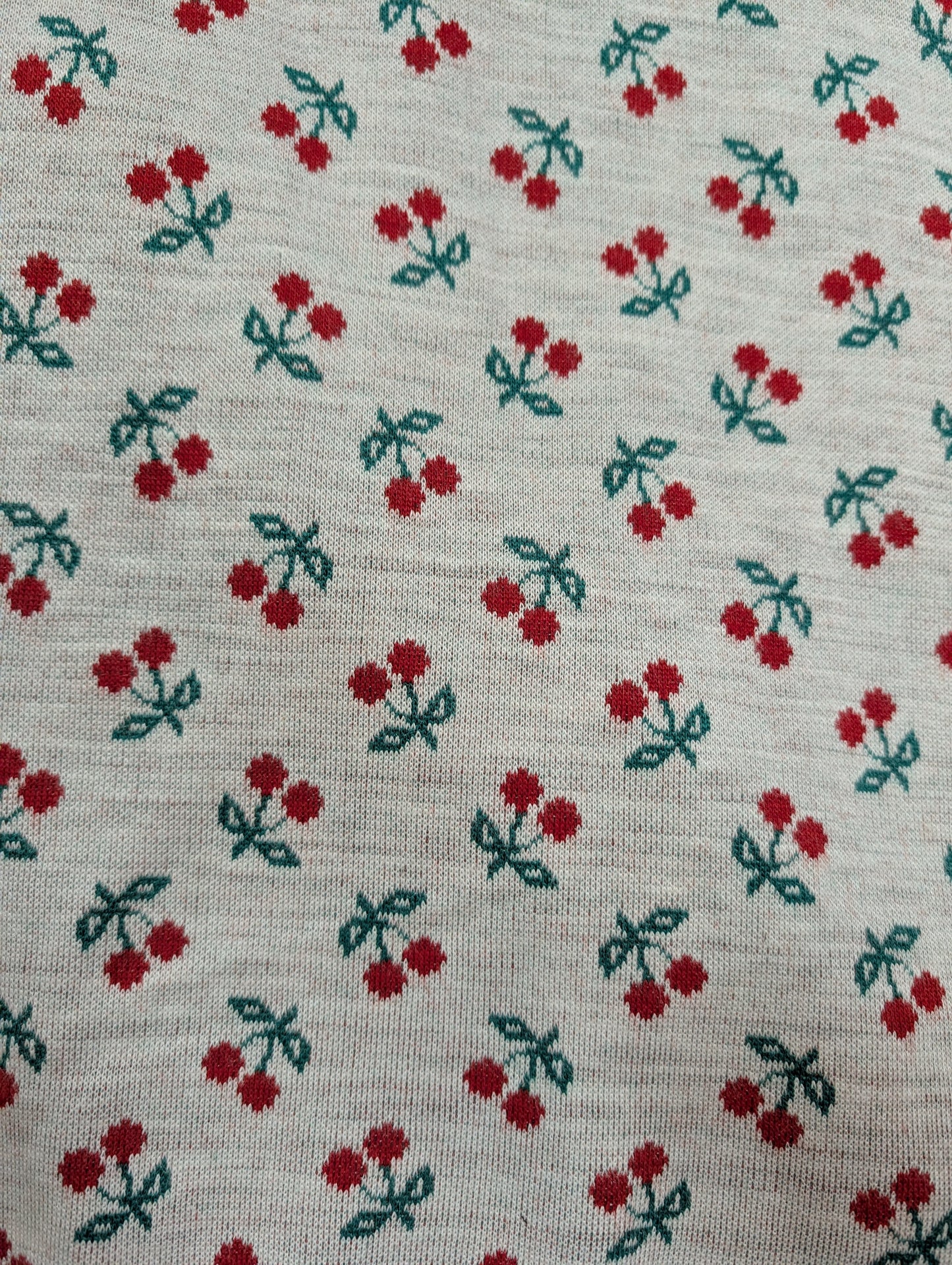 1970s cherry wrap dress - XS/S