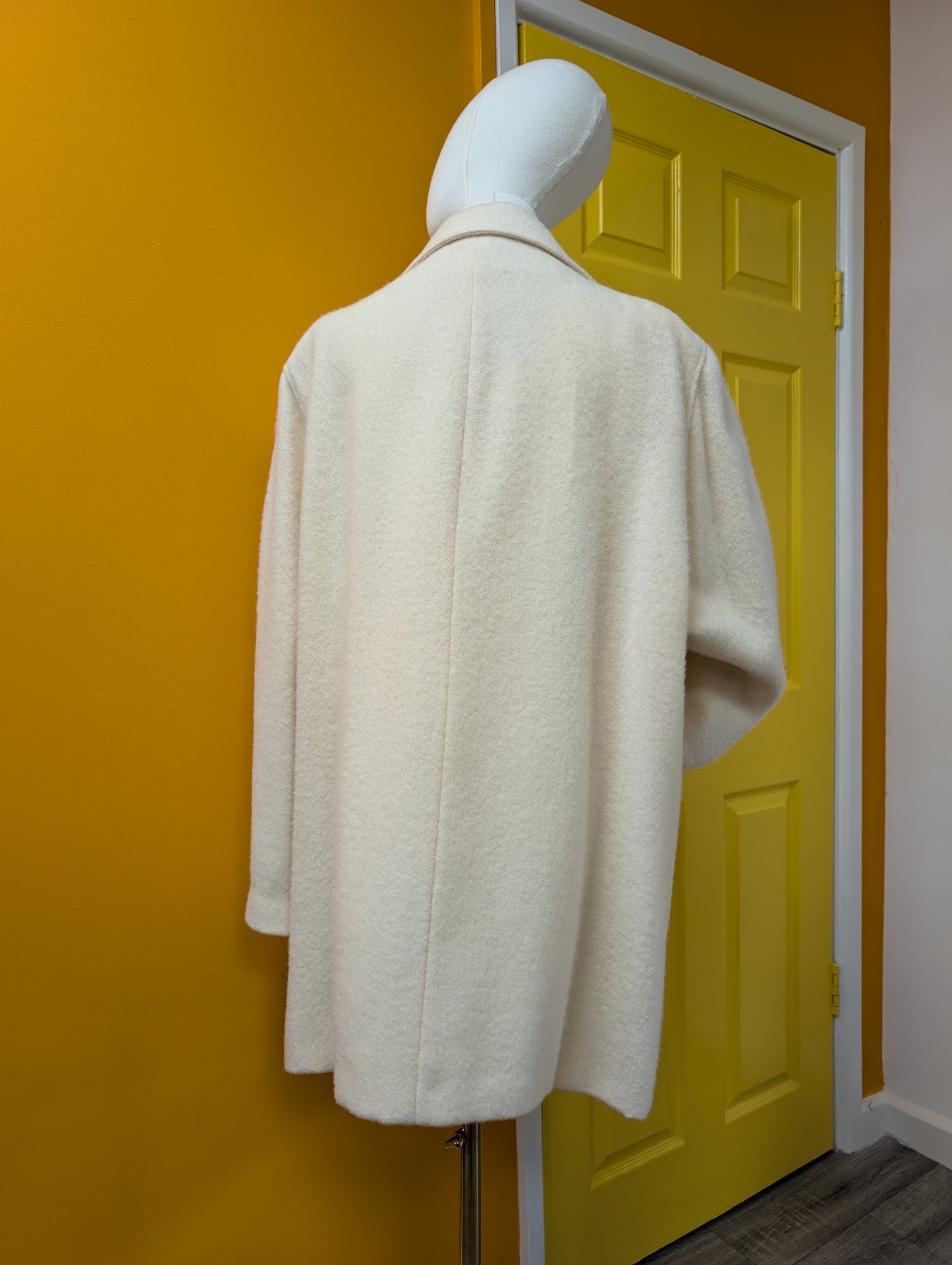 1980s Conway Club pure new wool coat - XL