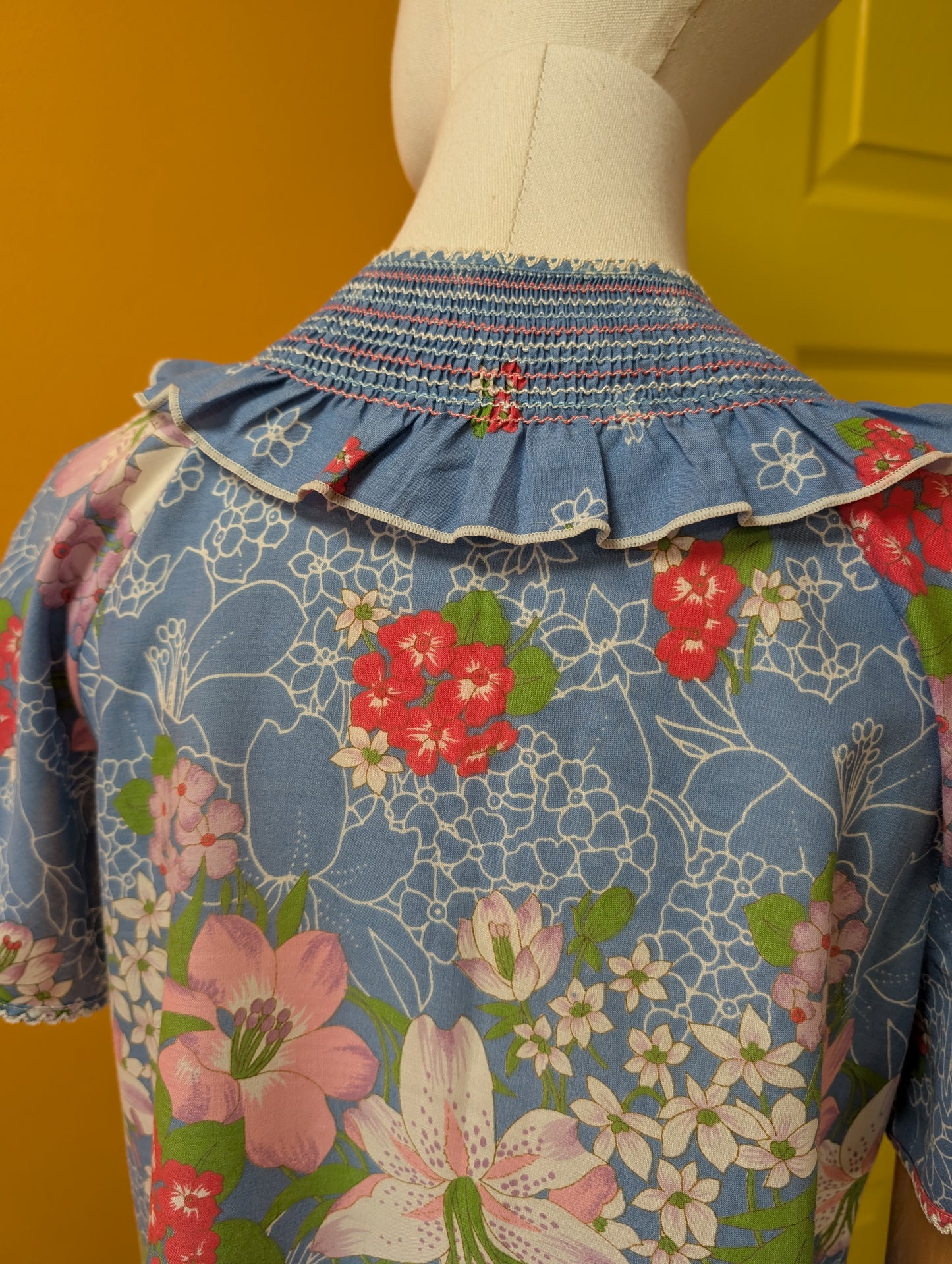 1970s St Michael floral nightdress - S